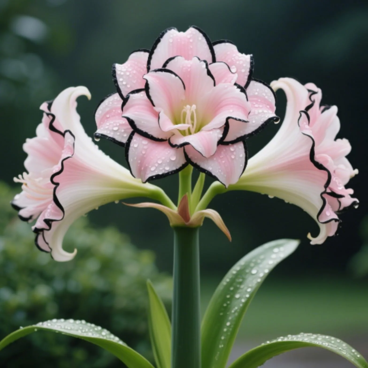 Amarilis, Rizomas Amarilis, Crece bien en macetas, Apto para plantar en exterior.-1Rizoma-A