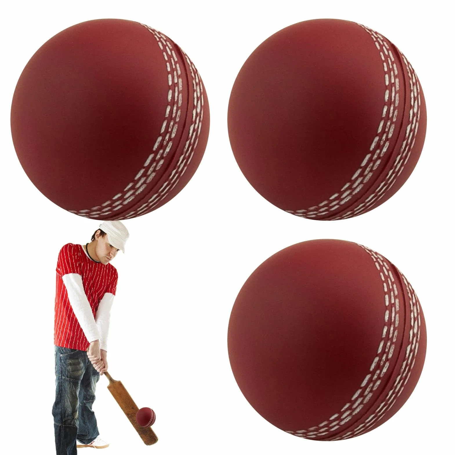Balas de Viento de Cricket Cosidas a Mano para Entrenamiento Avanzado