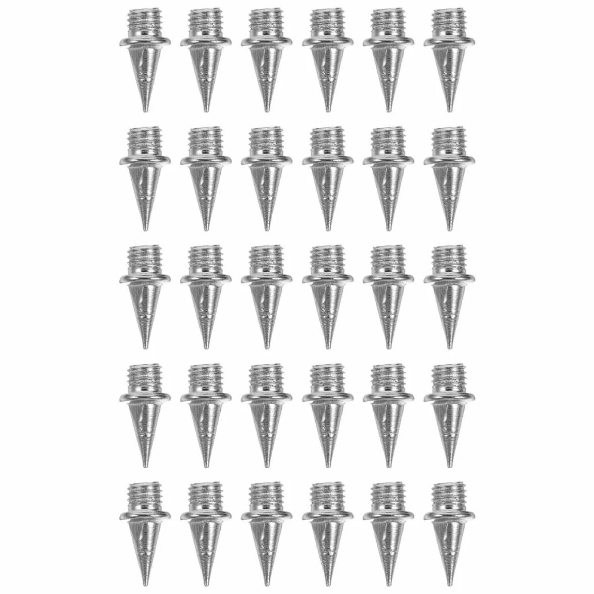 Clavos Zapatillas Atletismo 9mm Acero para Pista Sistema Reemplazo Rápido 30 Piezas