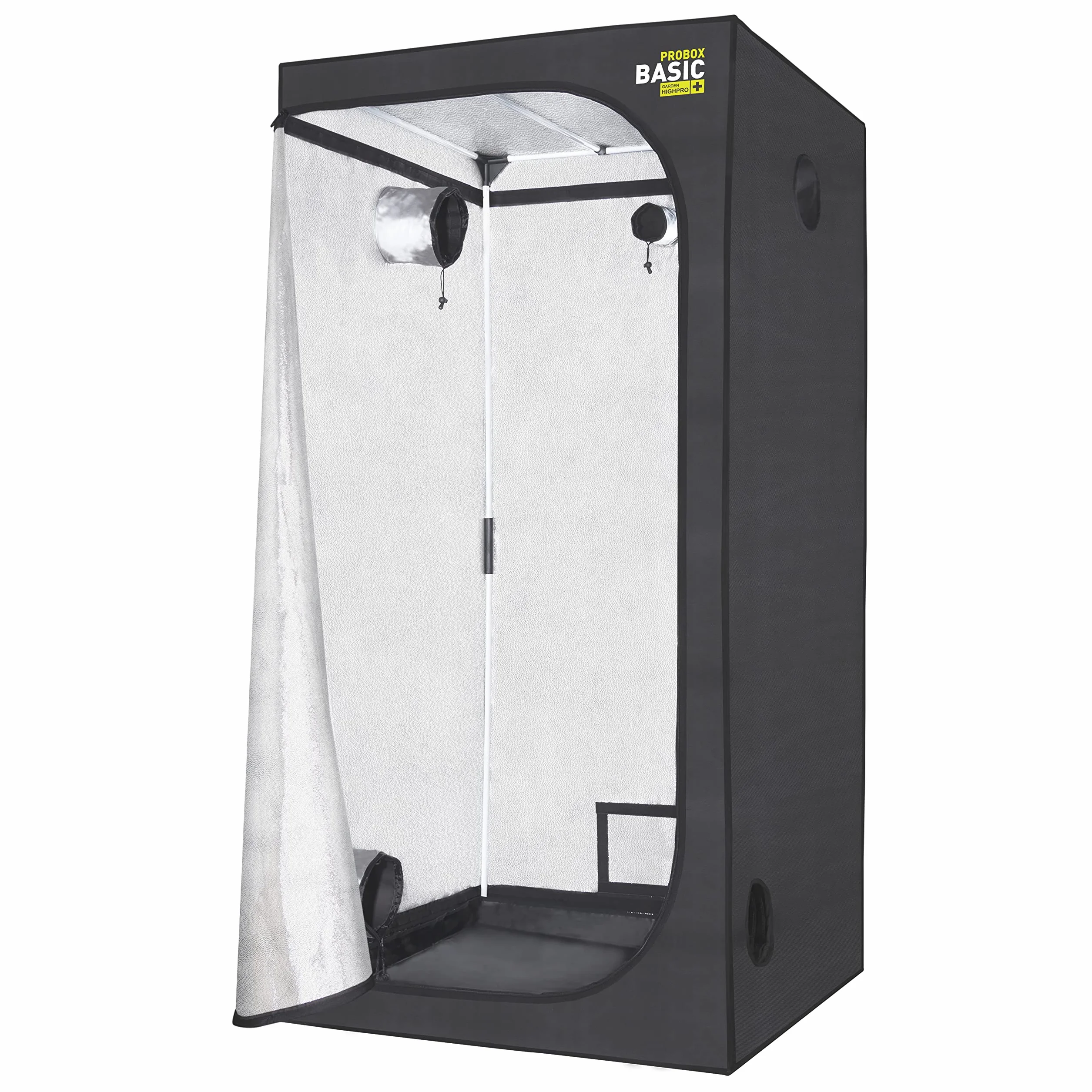 GARDEN HIGHPRO | PROBOX Basic 80x80x160cm | Growtent | Grow Box | Armario Grow Indoor | Cultivo Interior | Nylon 420D | 100% Lightproof | Super Estable