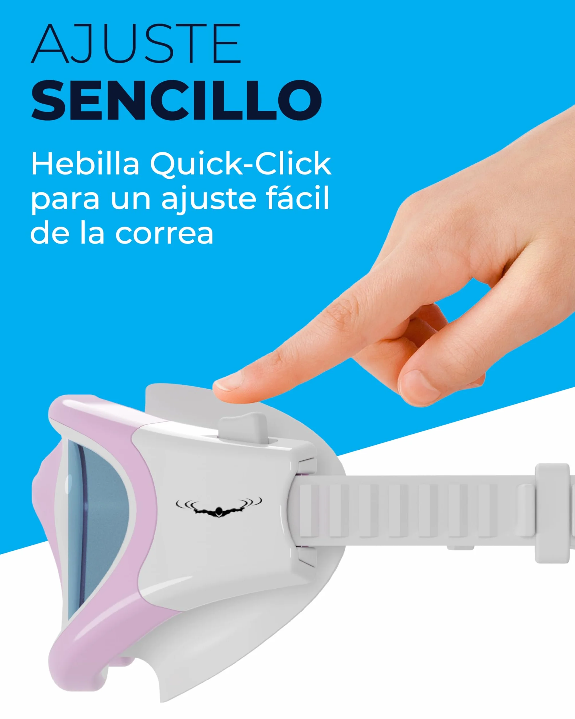 AqtivAqua Gafas de Natación DX Anti Vaho Sin Fugas Visión Amplia