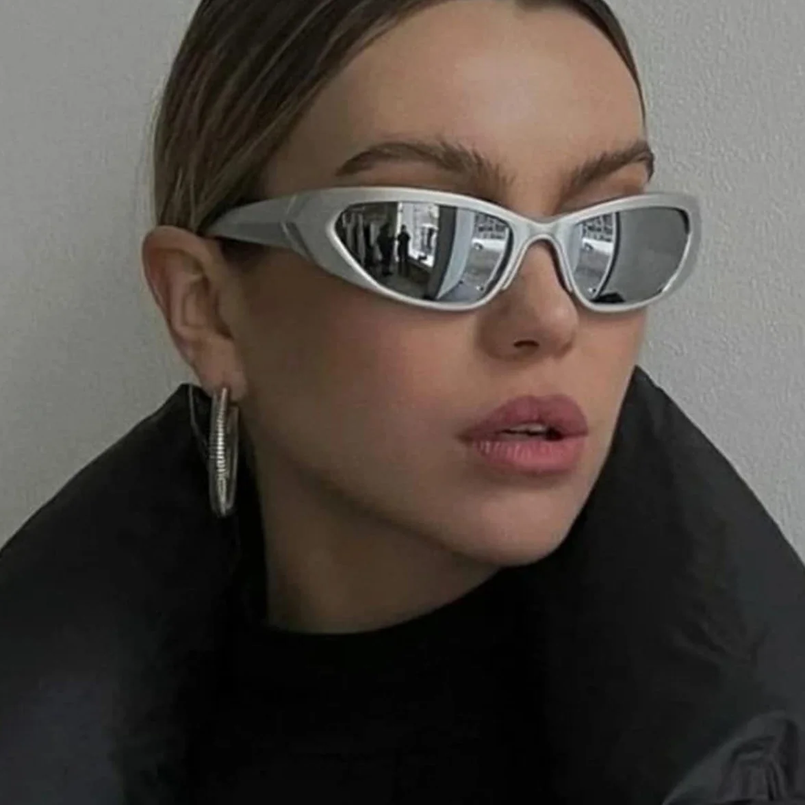 Gafas de Sol Envolventes Deportivas UV400 Y2K Ciclismo A Prueba de Viento