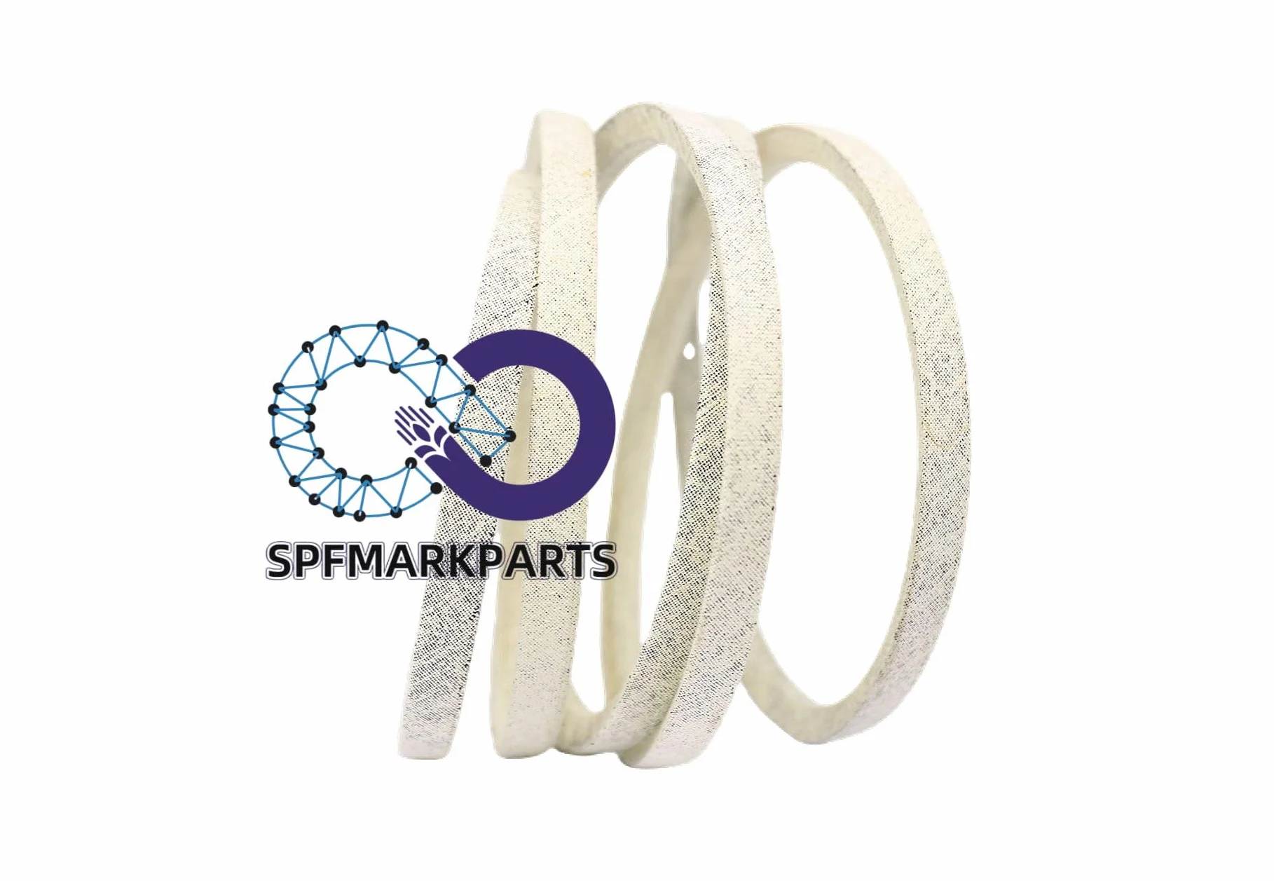 SPF - Correa de cubierta Kevlar para tractor cortacésped de 5/8 x 154 pulgadas, compatible con Husqvarna 539114557 Exmark 653368 1-653368