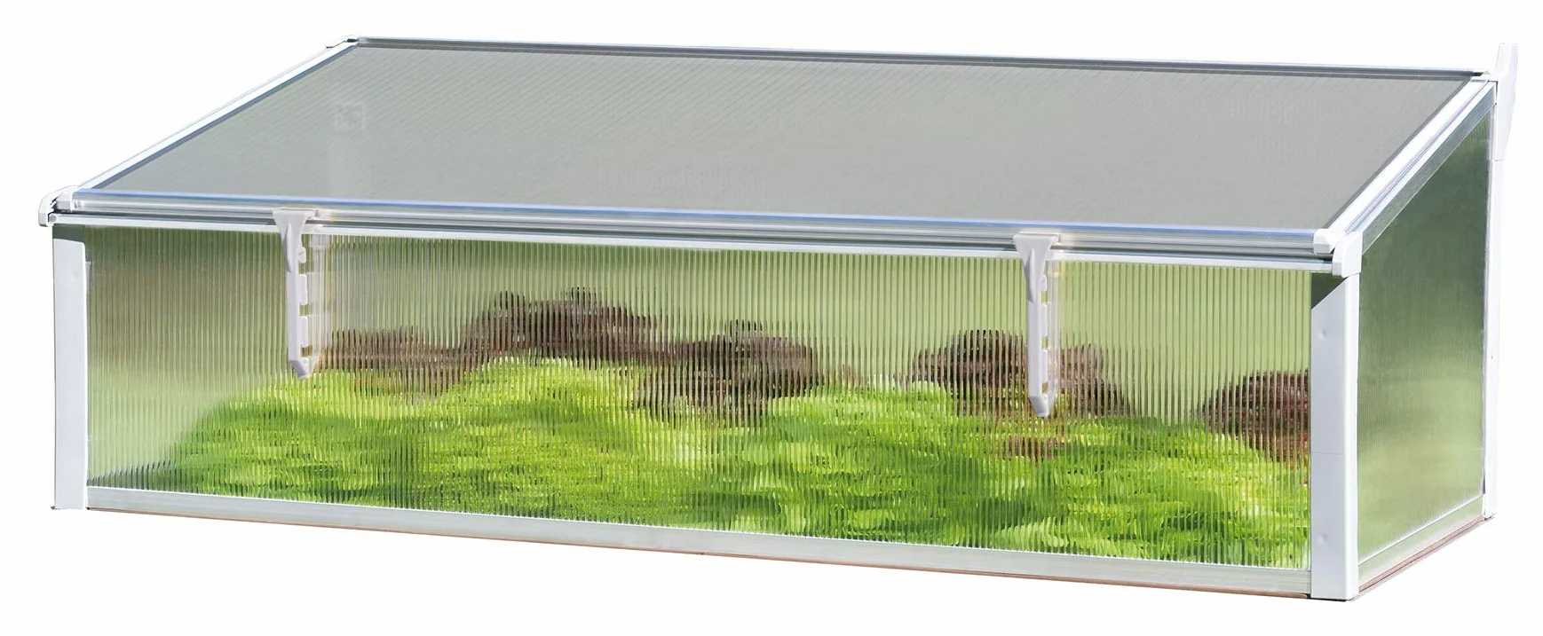 JUWEL 20342 - Semillero térmico (130 x 60 cm, Placas de cámara Hueca, Resistente a los Rayos UV, para bancal Timber, fácil Montaje), Transparente