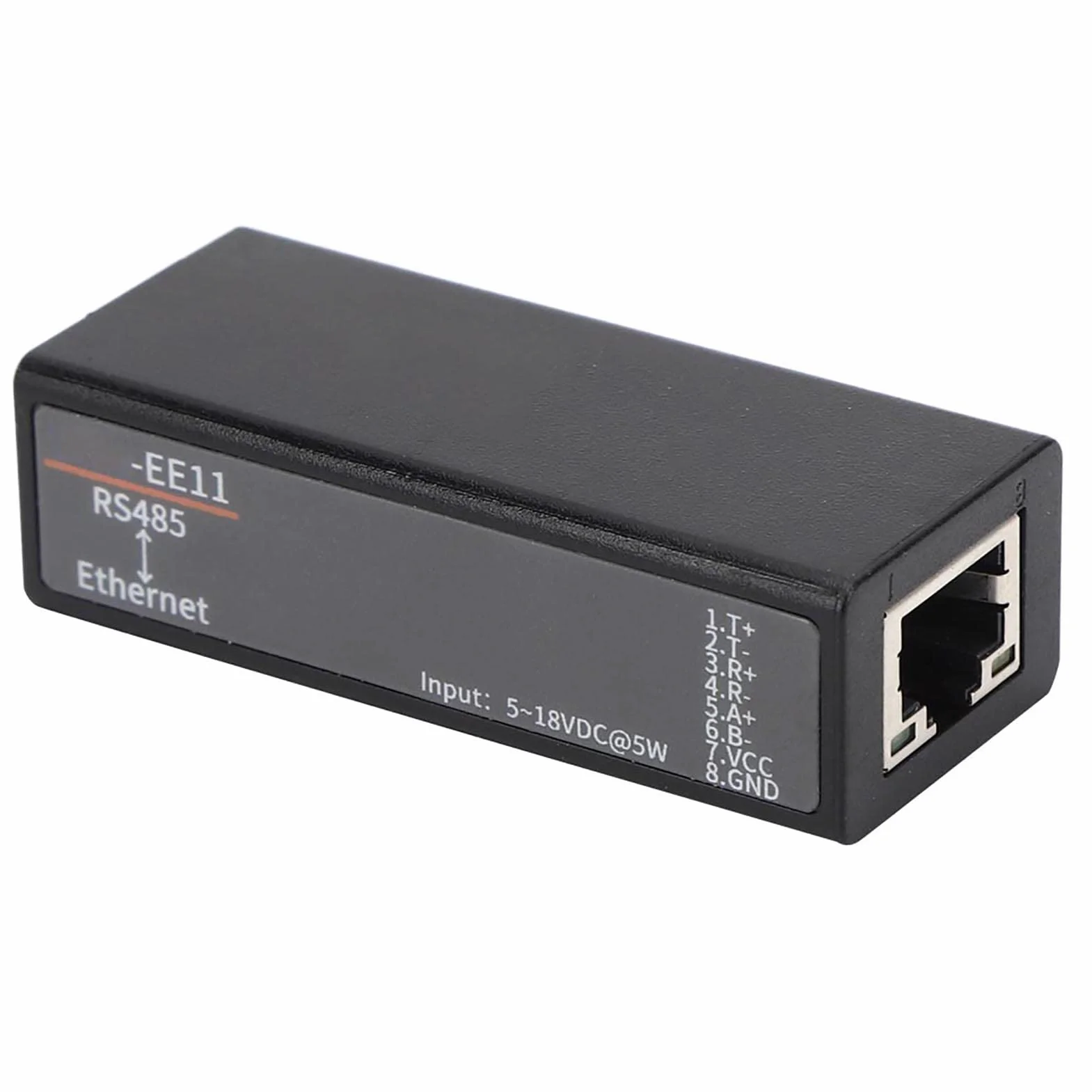 Módulo de Comunicación Ethernet Industrial HF7121, Servidor Serie IP/Modbus, 10/100M, 5-36VDC