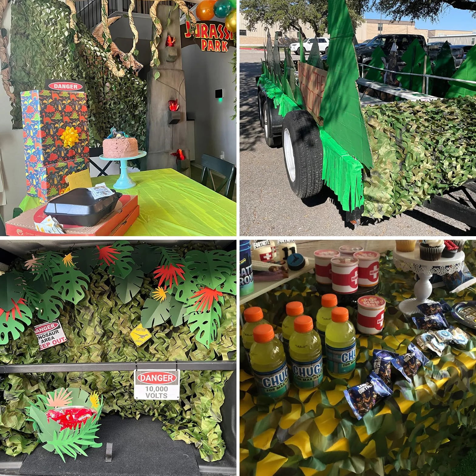 LOOGU Red de Camuflaje para Caza, Persianas de Camuflaje Ideales para Sombrillas de Camping