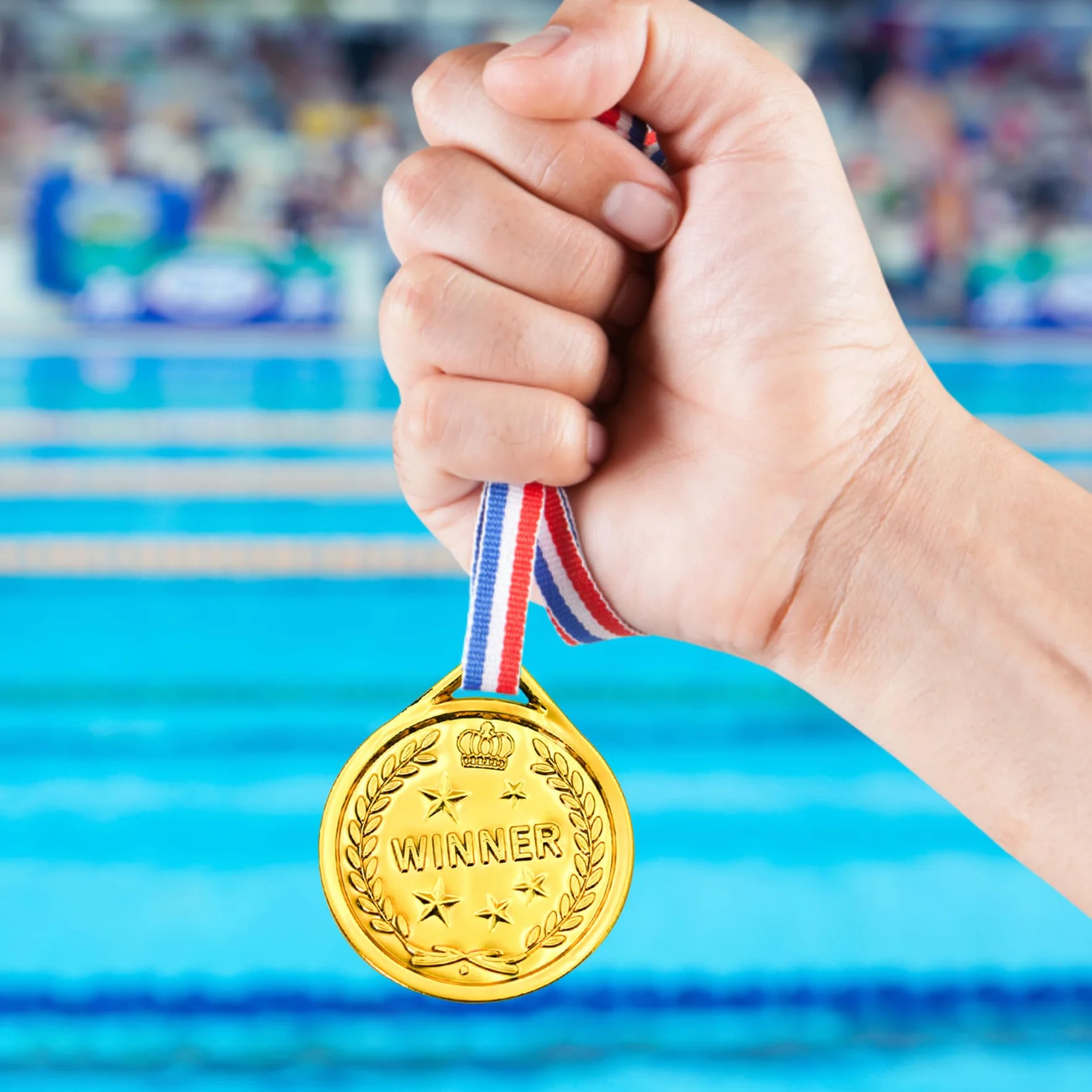 Brelet Medallas para niños 30 unidades diámetro 3,8 cm cumpleaños deporte recompensa