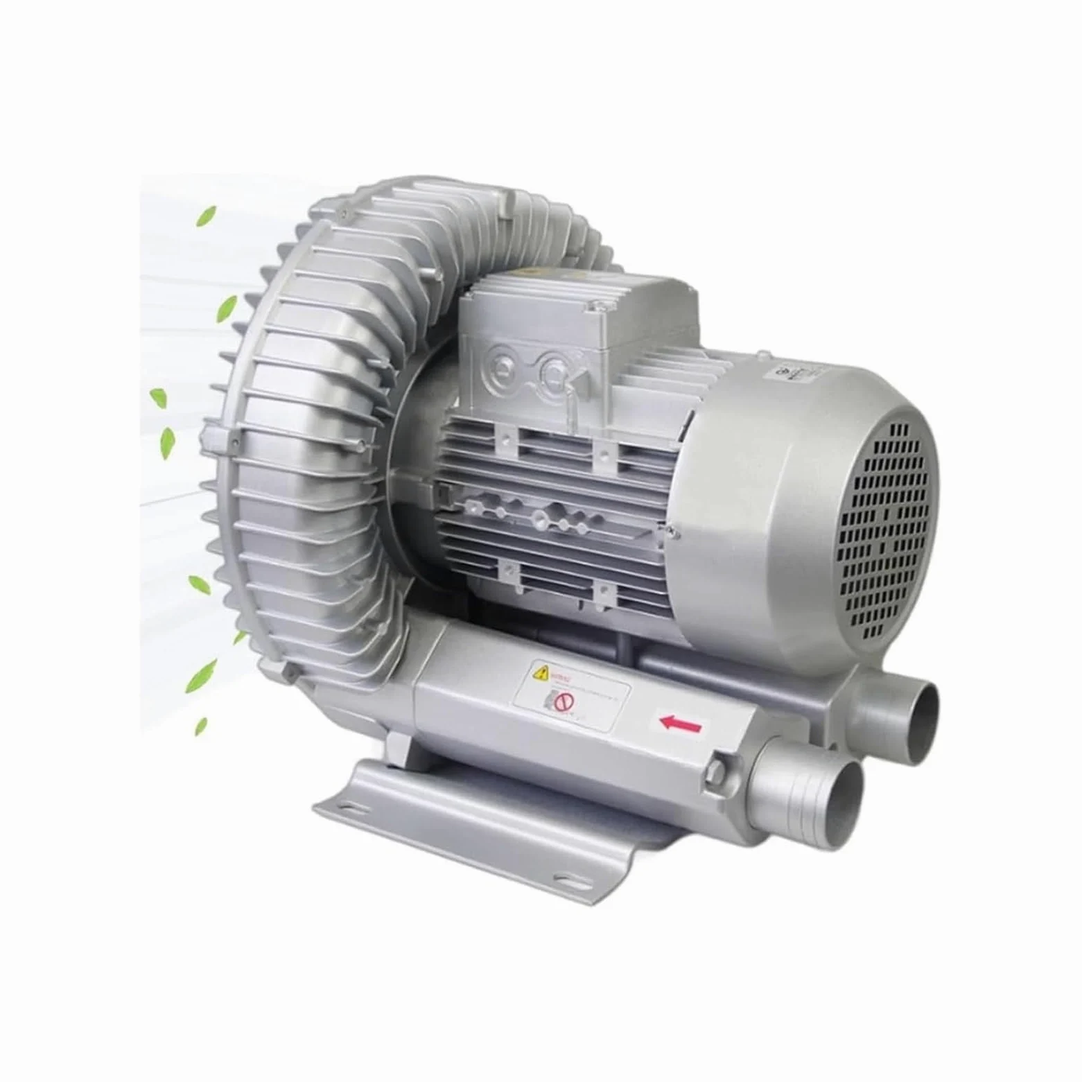 Genérico Soplador de Anillo de vórtice Industrial regenerativo, Ventilador centrífugo de vórtice Potente, Bomba de vacío de Gran Flujo de Aire de 120 W a 7500 W para aireación de estanques de acuicul