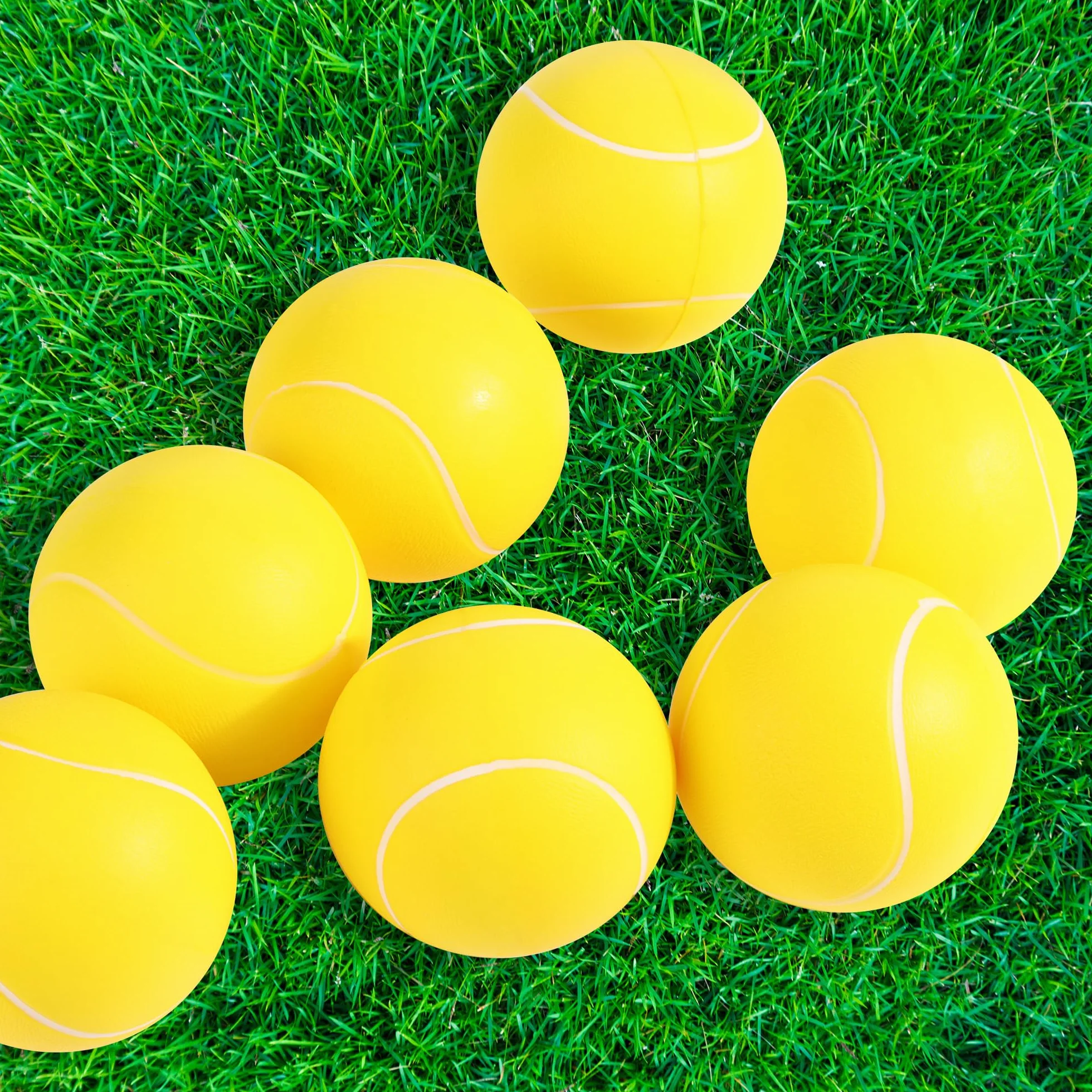 Pelotas de Tenis de Espuma JSMTKJ - 12 Piezas Deportivas de Esponja y Rebote Suave