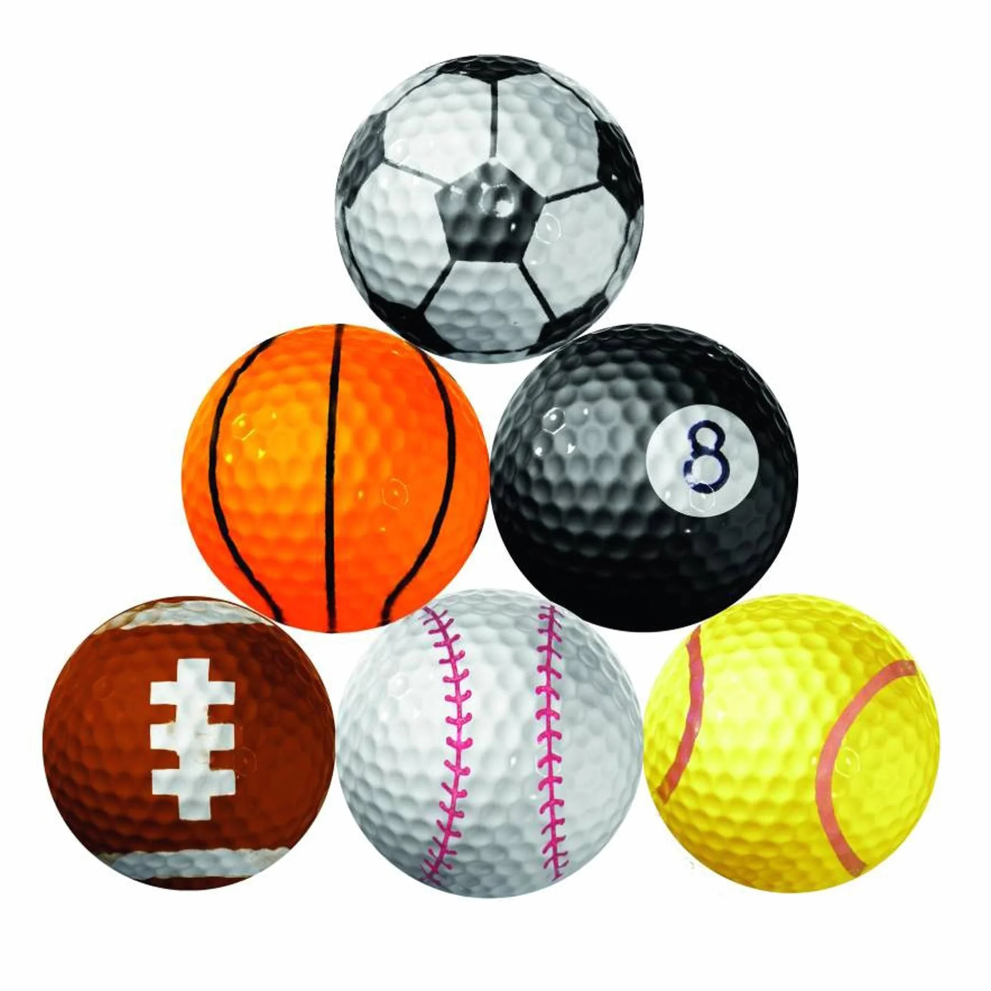 LONGRIDGE Golf Balls Pack of 6