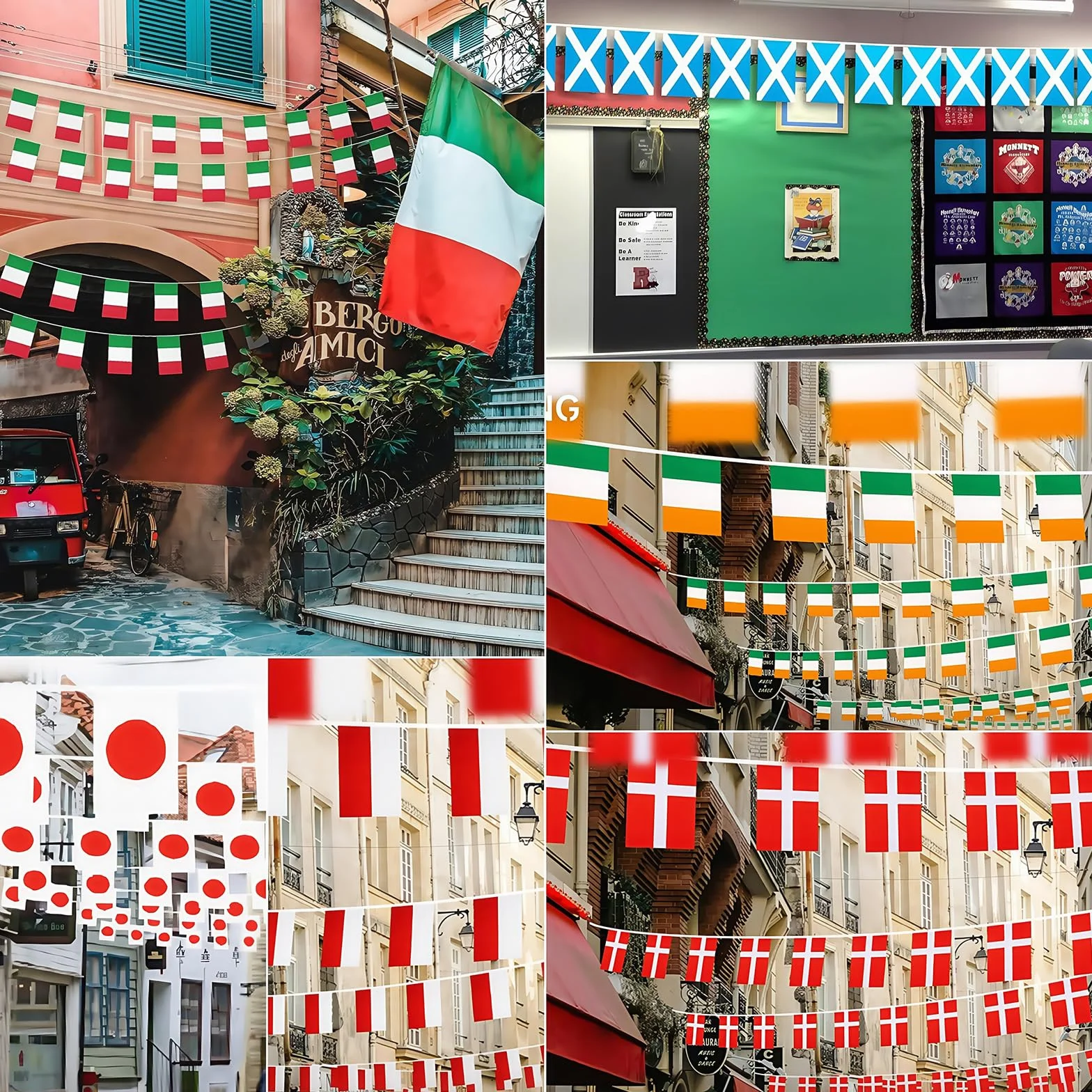 10m Guirnalda Bandera de Portugal,30 Doble Cara Pequeña Personalizada Banderas,para Decoración Patio,Balcón,Jardin,Barra,para Juegos de Fútbol,Eventos Deportivos,Día Nacional,Fiesta de Portugal