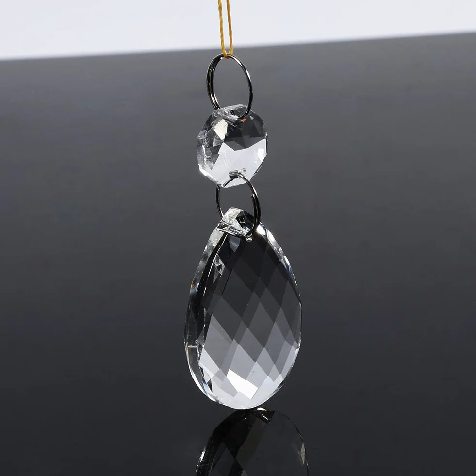 20 Piezas Transparente Atrapasoles Cristal Colgante, Estéticamente Brillo Lagrimas De Cristal Cristales De Lámpara De Araña Lagrimas De Cristales Repuestos Cristals Lamparas para El Hogar Oficina