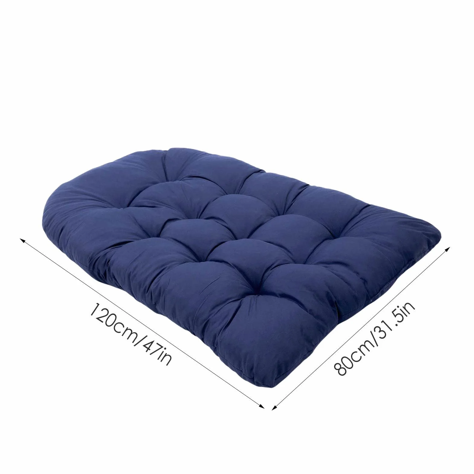 Cojín para silla de columpio de huevo para exteriores, cojín colgante para silla de cesta | Cojines de jardín suaves para muebles de interior y exterior, cojines de repuesto para columpio