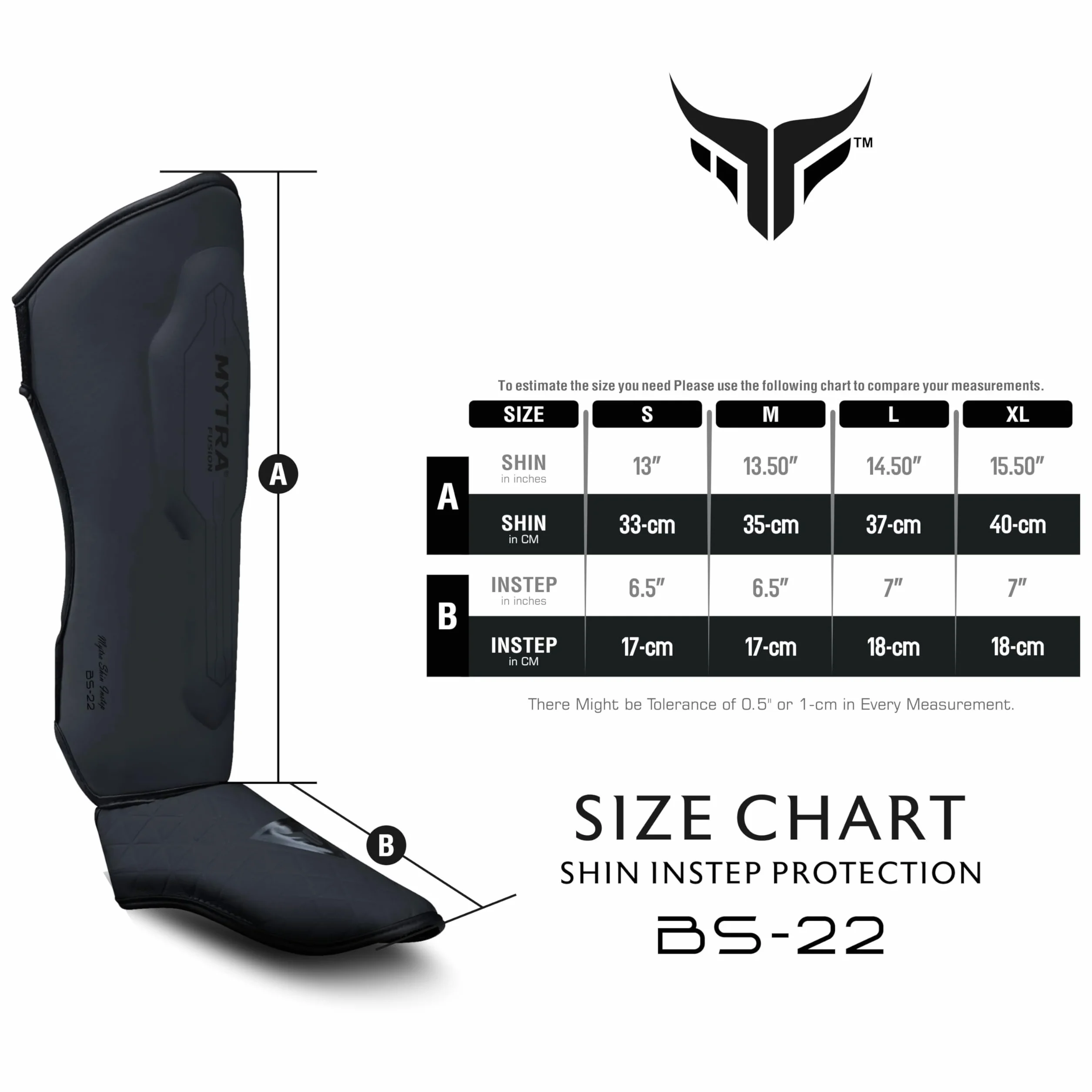 Mytra Fusion MMA Kick Boxing Shin Guards, Muay Thai Shin Instep Protection