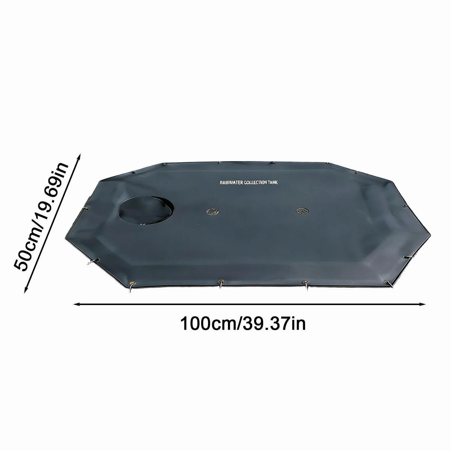 Recolección de Agua Pluvial Almacenamiento Subterráneo de Agua Pluvial | Colector de Elevada Capacidad para Agua para Jardín Exterior Patio Trasero Césped Terraza Entrada de Automóviles Riego Pasa