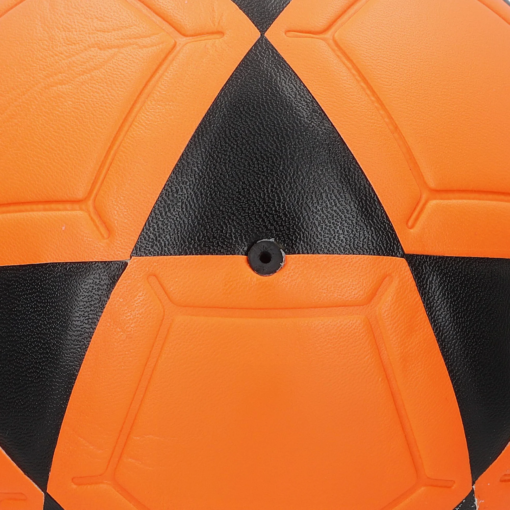 AKTIVE Balón de Fútbol Sala PVC Talla 3 230-250g D18 cm Naranja y Negro