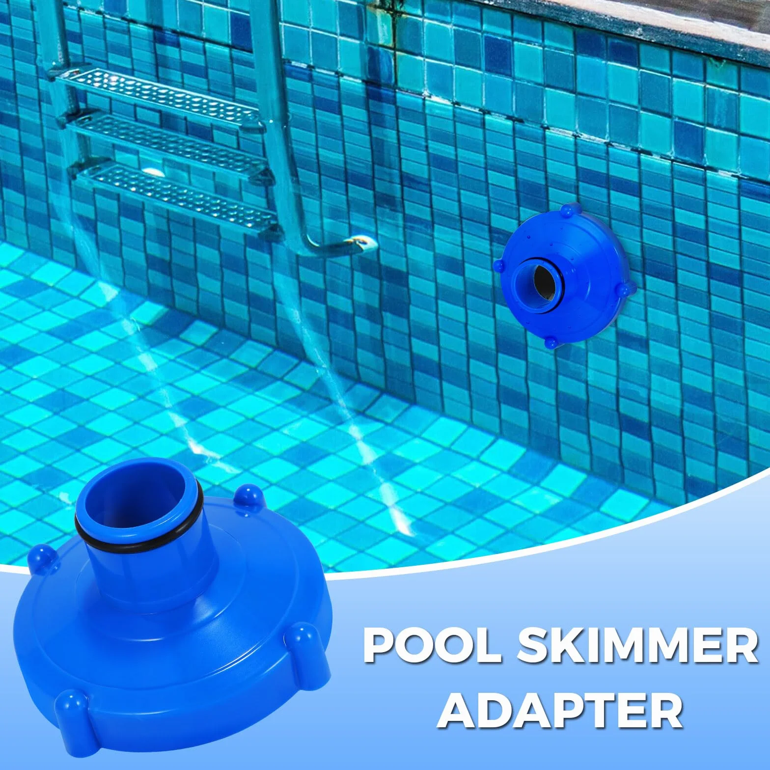 Adaptador para Aspiradora de Piscina, Piezas para Aspiradora De Piscina, Accesorios Piscina, Accesorios para Adaptador De Piscina, Accesorios para Filtros de Piscinas de Verano (Azul 1)