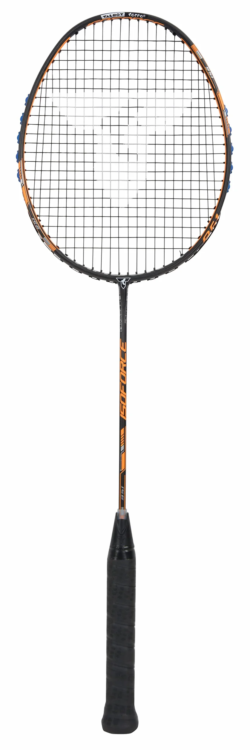 Talbot-Torro Badmintonschläger Isoforce 951 Carbon4 Long-Schaft Multitaper Kopfprofil