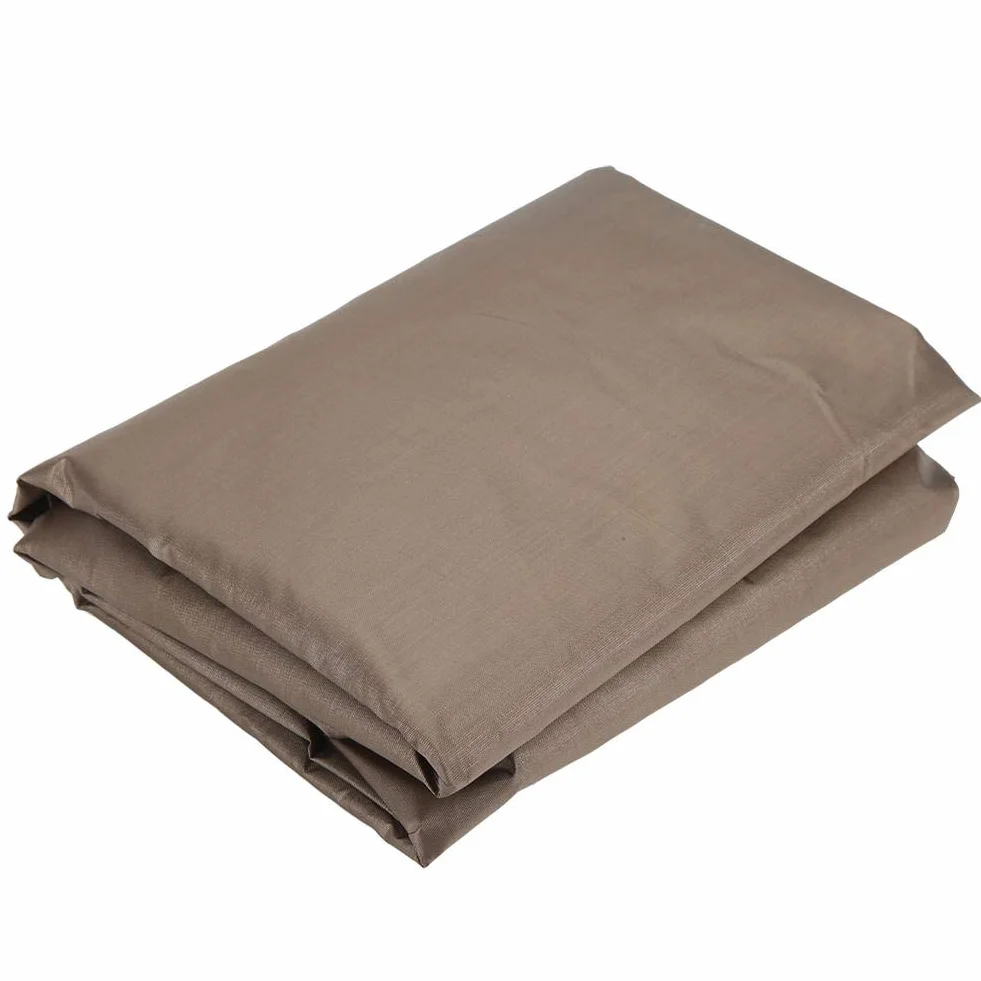 Focket Cojín para Asiento de Columpio, 150 x 150 x 10 cm, Tela Impermeable, Funda de cojín para Asiento de Columpio de 3 plazas, Buena Permeabilidad al Gas, para Patio y jardín (marrón)