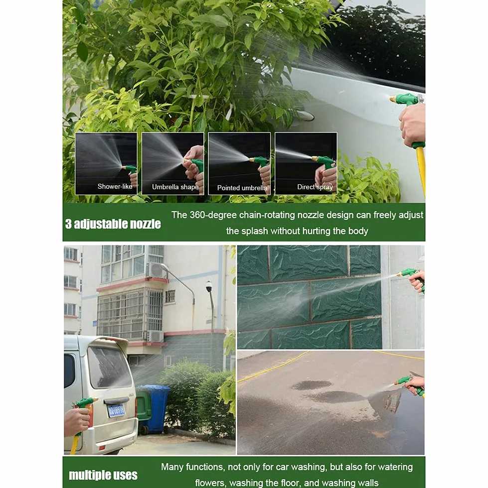 Manguera, Manguera De Jardín Extensible, Lavado De Coches Hogar Manguera De Riego Agua del Grifo,30m