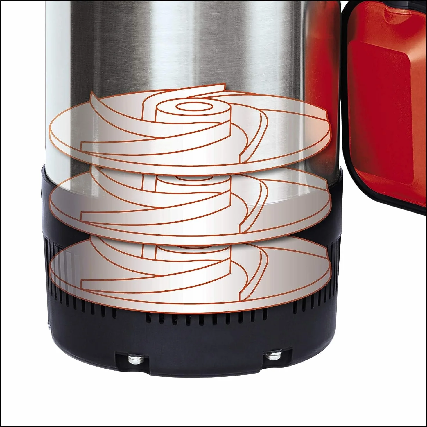 Einhell GC-DW 900N - Bomba de agua de profundidad para pozos (900W, capacidad de 6.000l/h, profundidad max. de 7m, conexión de manguera 33.3mm, sistema de impulsor de 3 etapas) (ref. 4170964)