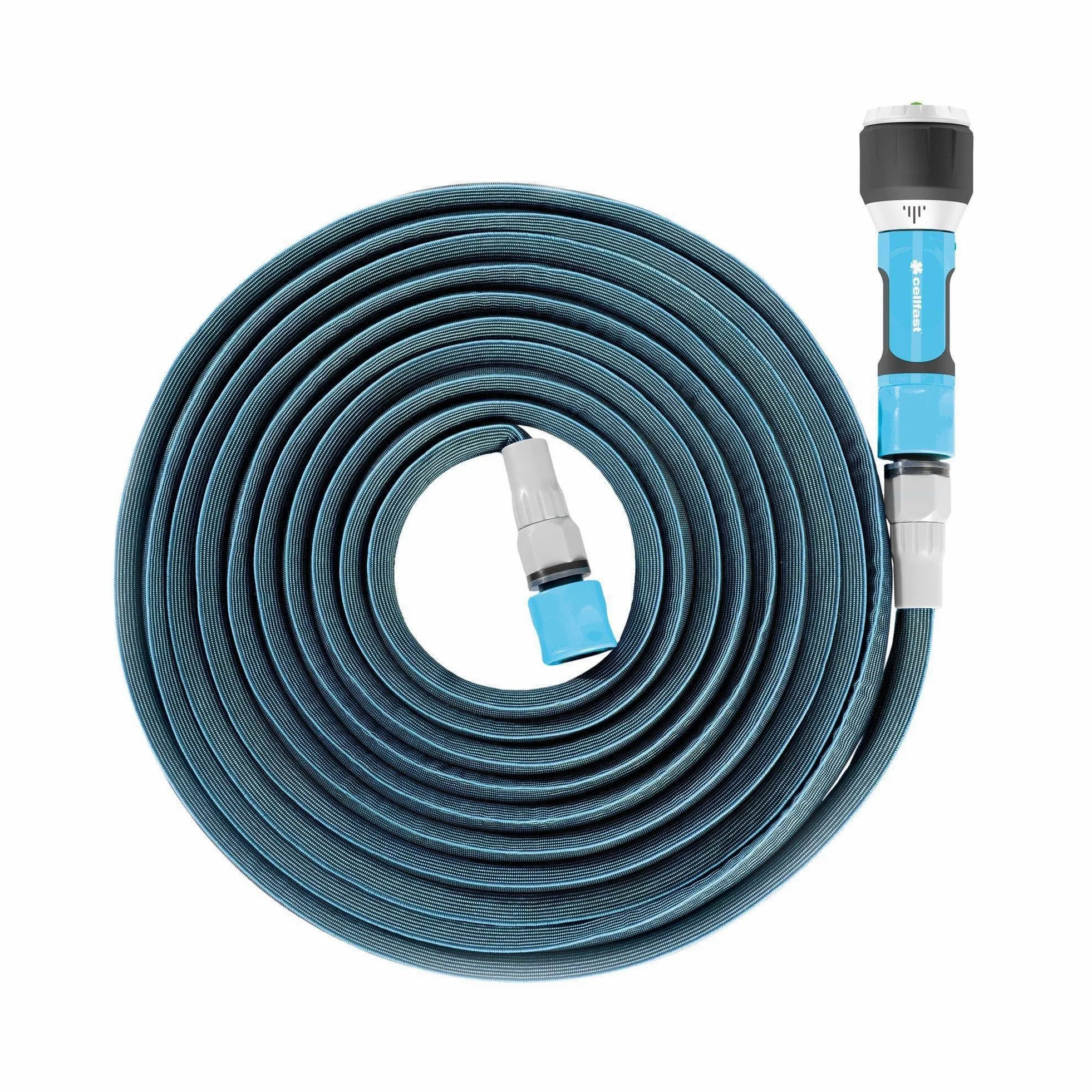 CELLFAST Boquilla De Riego Set Con Manguera De Agua Extensible Aspersor De Césped Para Césped Flores Plantas ENERGO 15 30 m