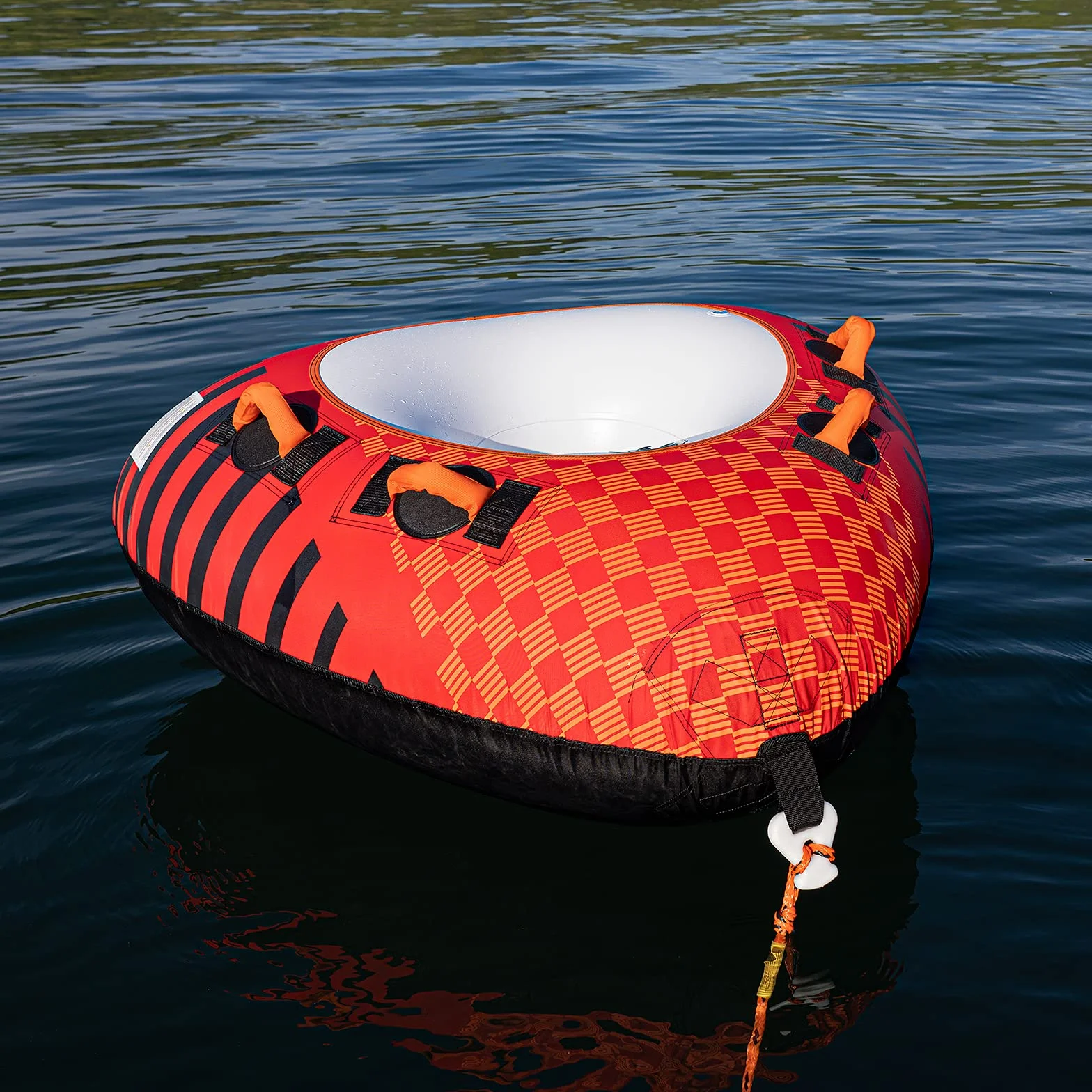 Delta Flotador de Arrastre Donut Hinchable 1 Persona con Cuerda para Barco