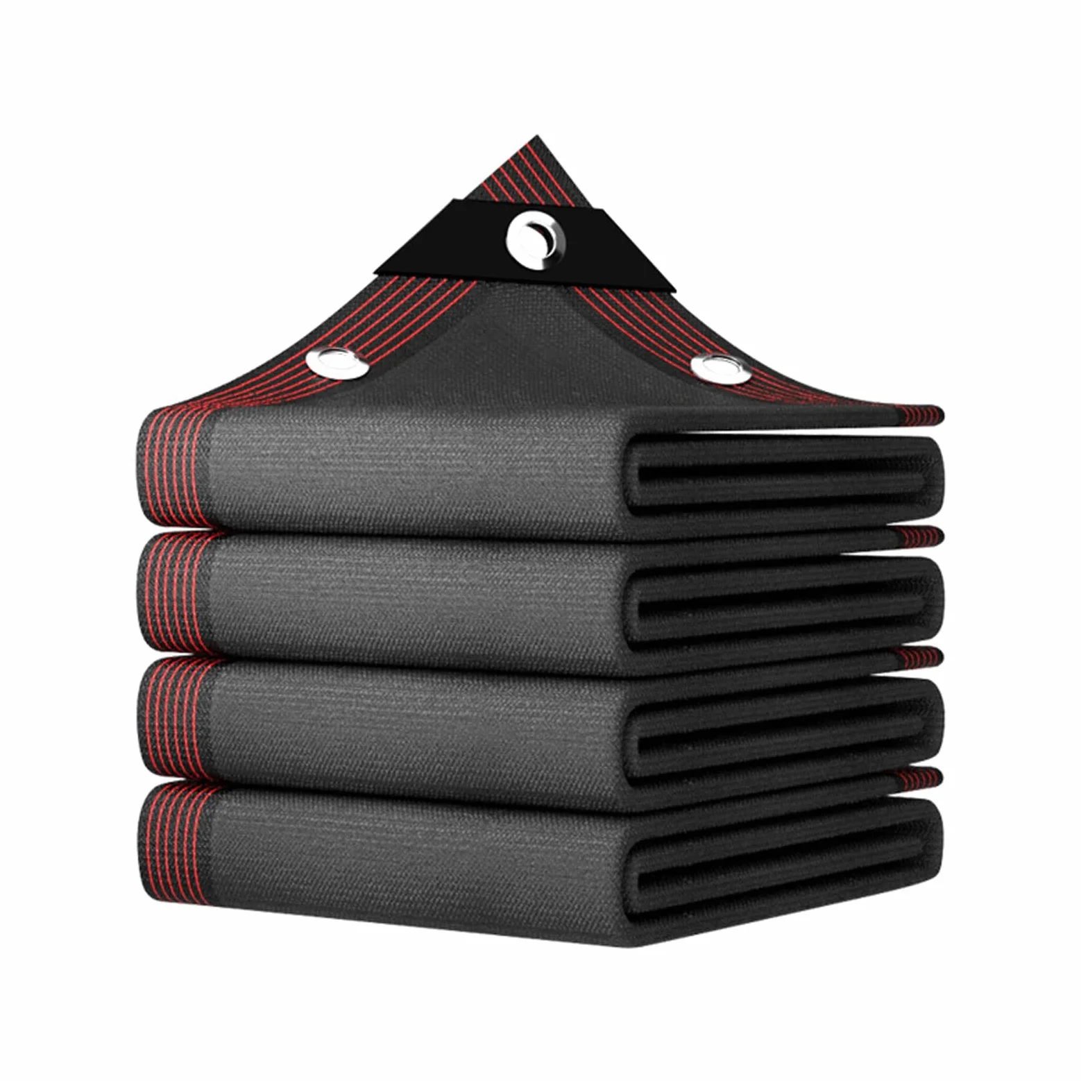 Malla De Sombra con Ojales, Red De Sombra para Jardín, Lona De Malla De Sombra para Patio, Toldo para Balcón, Protección Térmica para Coche, 70-90% De Sombreado (6x6m)