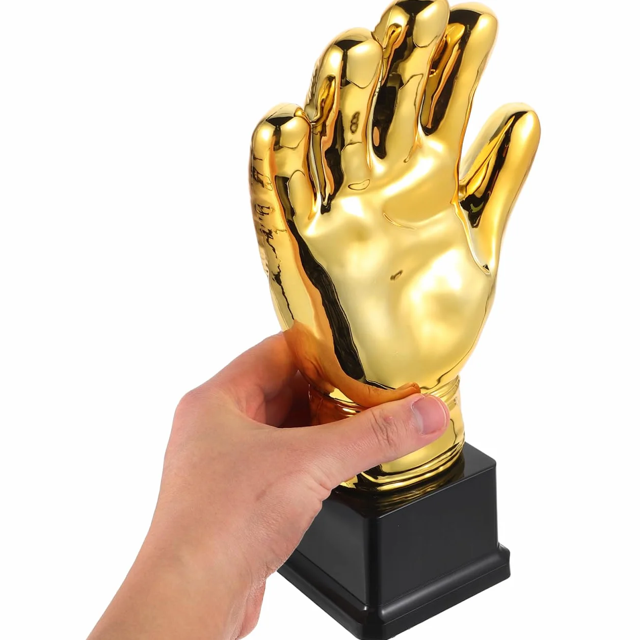 UPKOCH Trofeo Portero Oro Forma de Fútbol Deportivo Decorativo para Competiciones