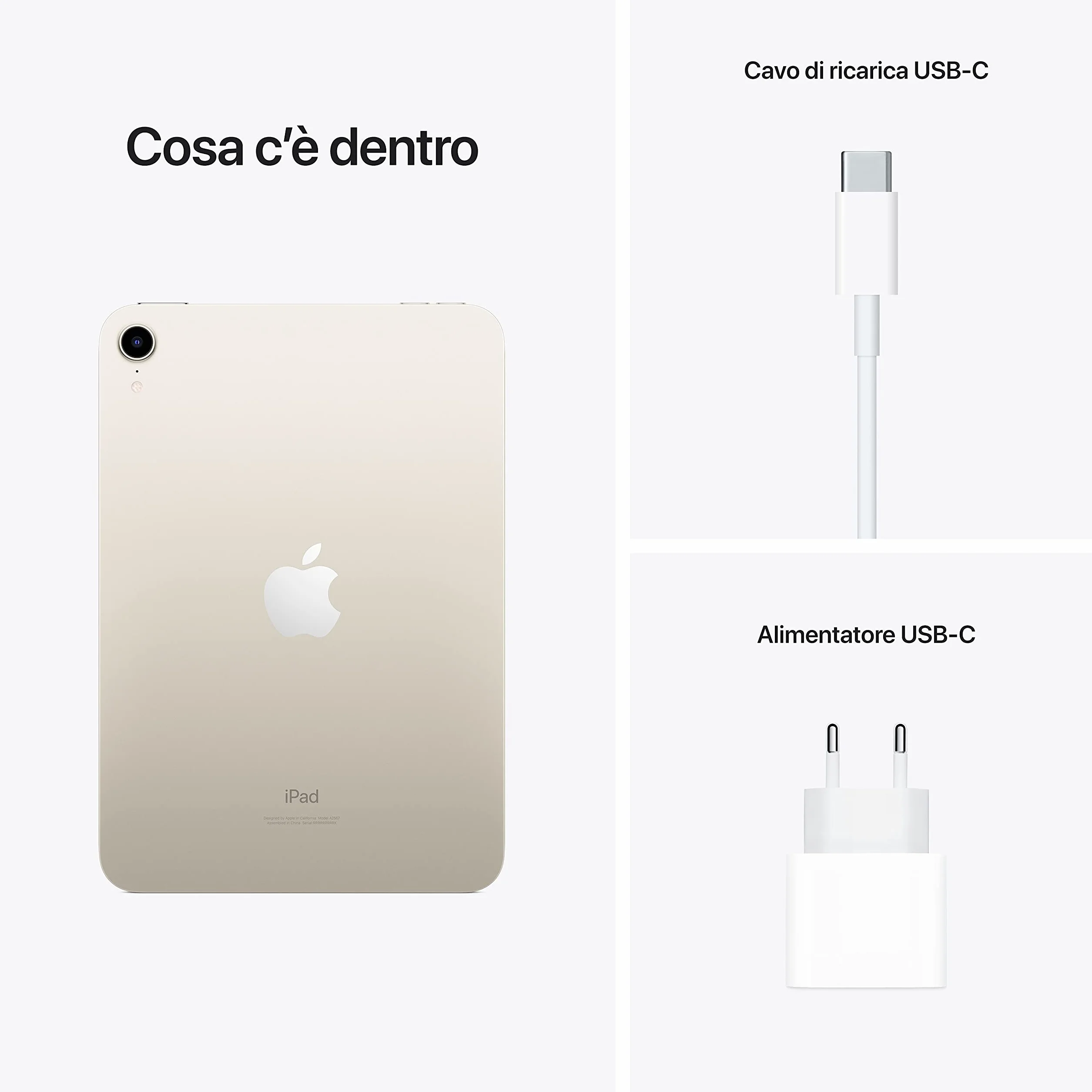 Apple iPad Mini 8.3" Wi-Fi 256GB Blanco Estrella Reacondicionado