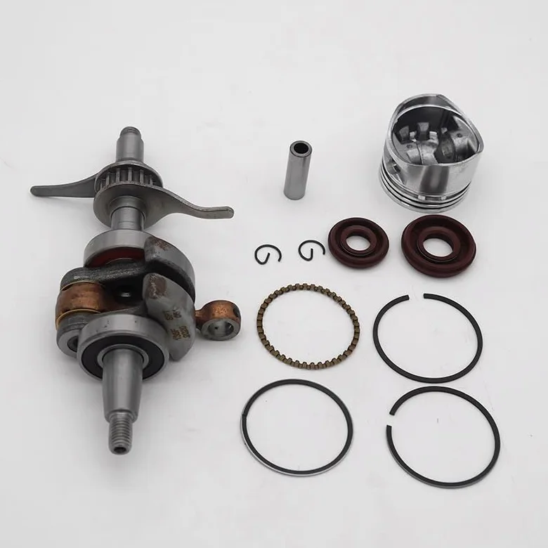 Piezas de jardín Kit de cigüeñal con sello de aceite de anillo de pistón de 35 mm, compatible con Honda GX25 25CC GX25NT HHT25S, desbrozadora de 4 tiempos, desbrozadora, motor de gasolina Piezas de ja