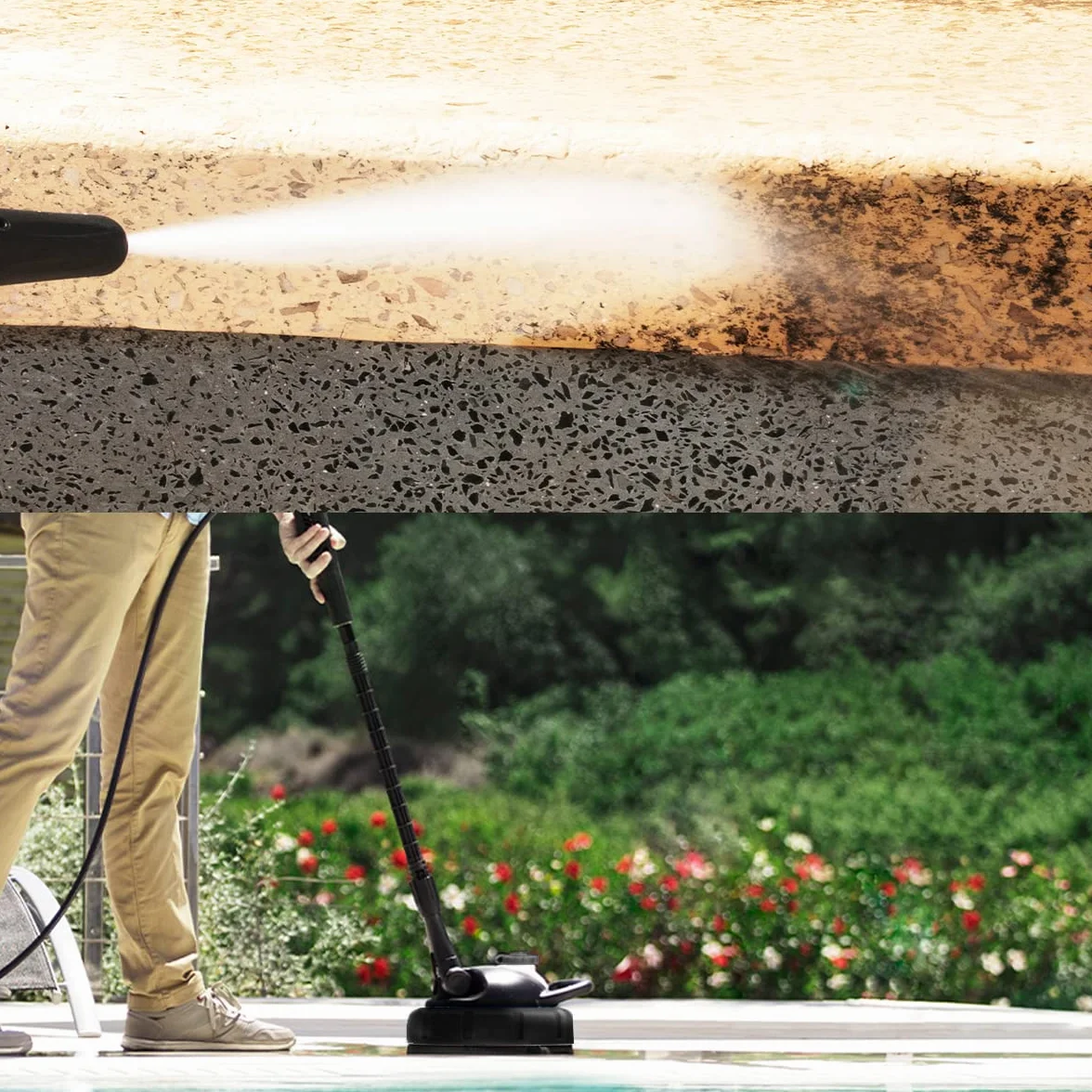Cecotec Hidrolimpiadora de Alta Presión HydroBoost 3200 TotalClean, 3200 W, Motor Brushless, Hogar, Jardín o Coche, Caudal 540 l/h, Presión 225 bares, Bomba de aluminio, Radio de acción 14 m