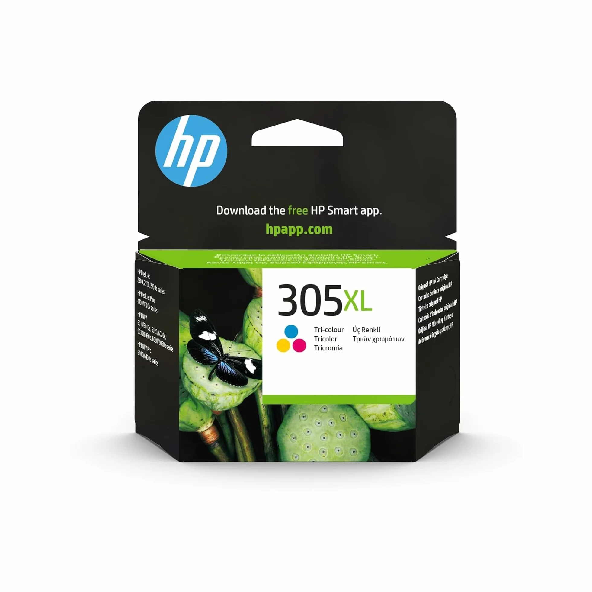 HP 305XL 3YM63AE Cartucho de Tinta Tricolor Alta Capacidad para HP Deskjet 2700, 4200, Envy 6020, 6030, 6400, 6430