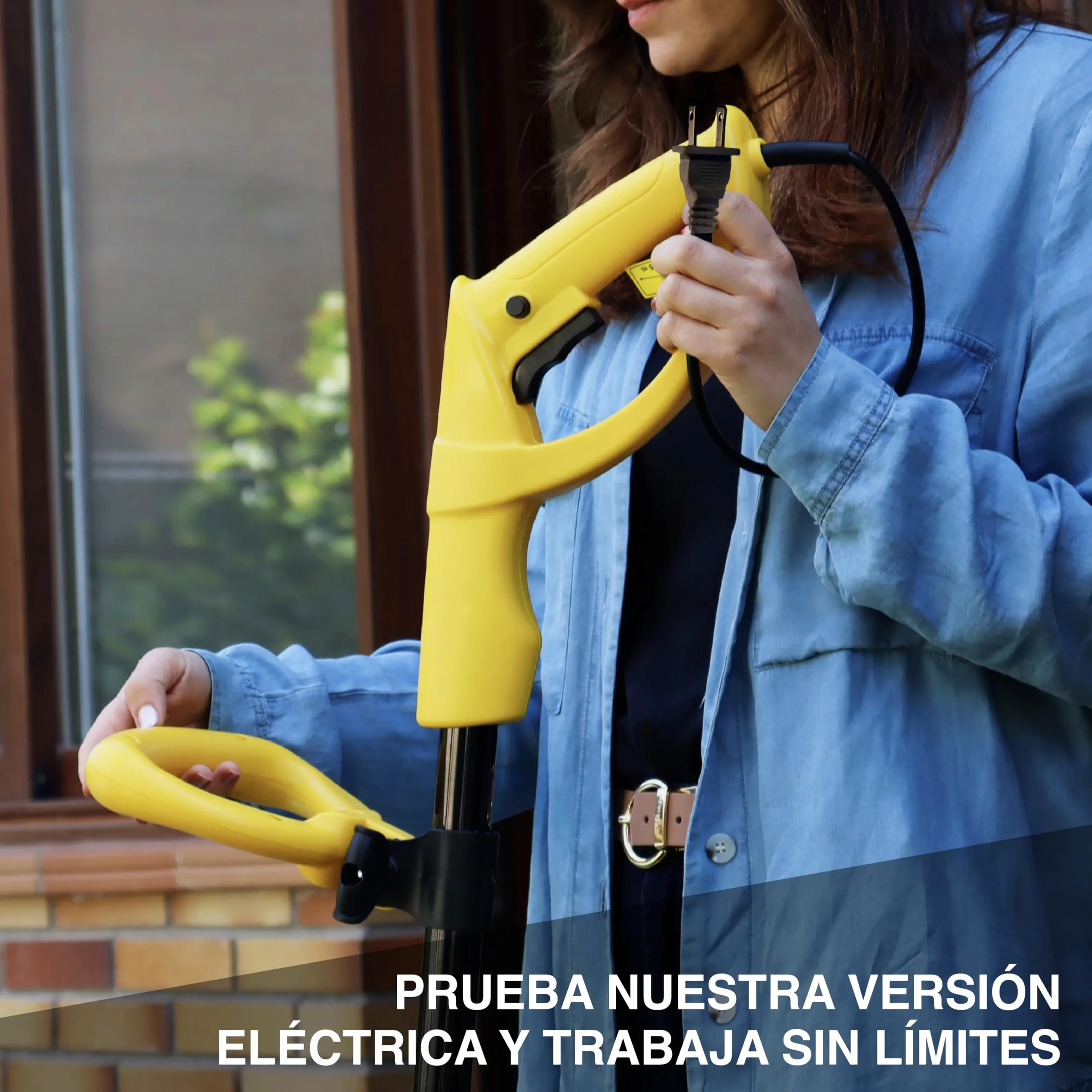 Garland Roll&Comb 141E-V19 - Peinadora/Barredora césped Artificial eléctrica enchufable - 300 W de Potencia, 4'8 kg de Peso y 40 cm de Ancho de Trabajo. con Manillar Plegable.