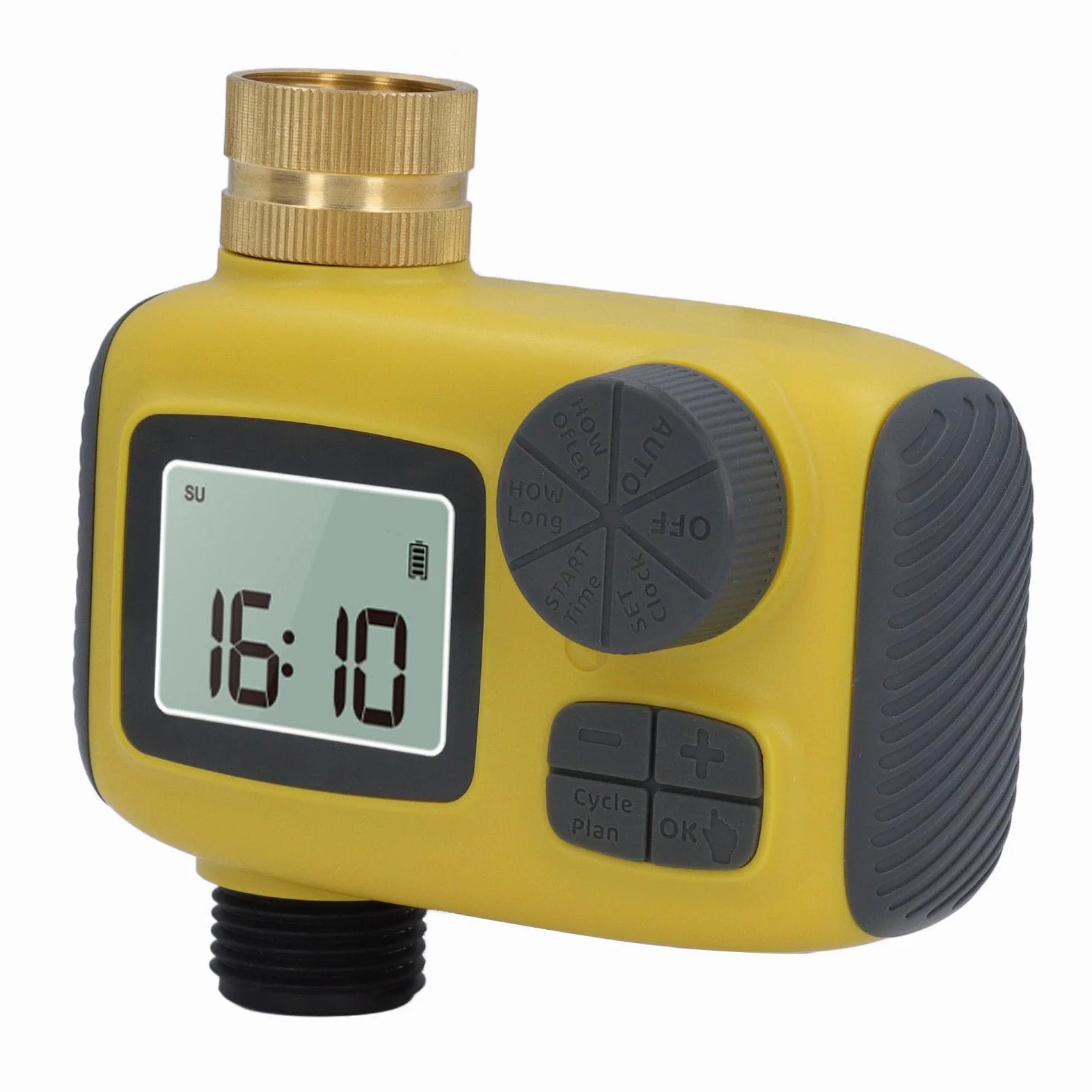 KIMISS Manguera de Jardín con Temporizador de Aspersor Programable, Temporizador de Riego Automático con Conector de Cobre Puro, de Riego Eficiente