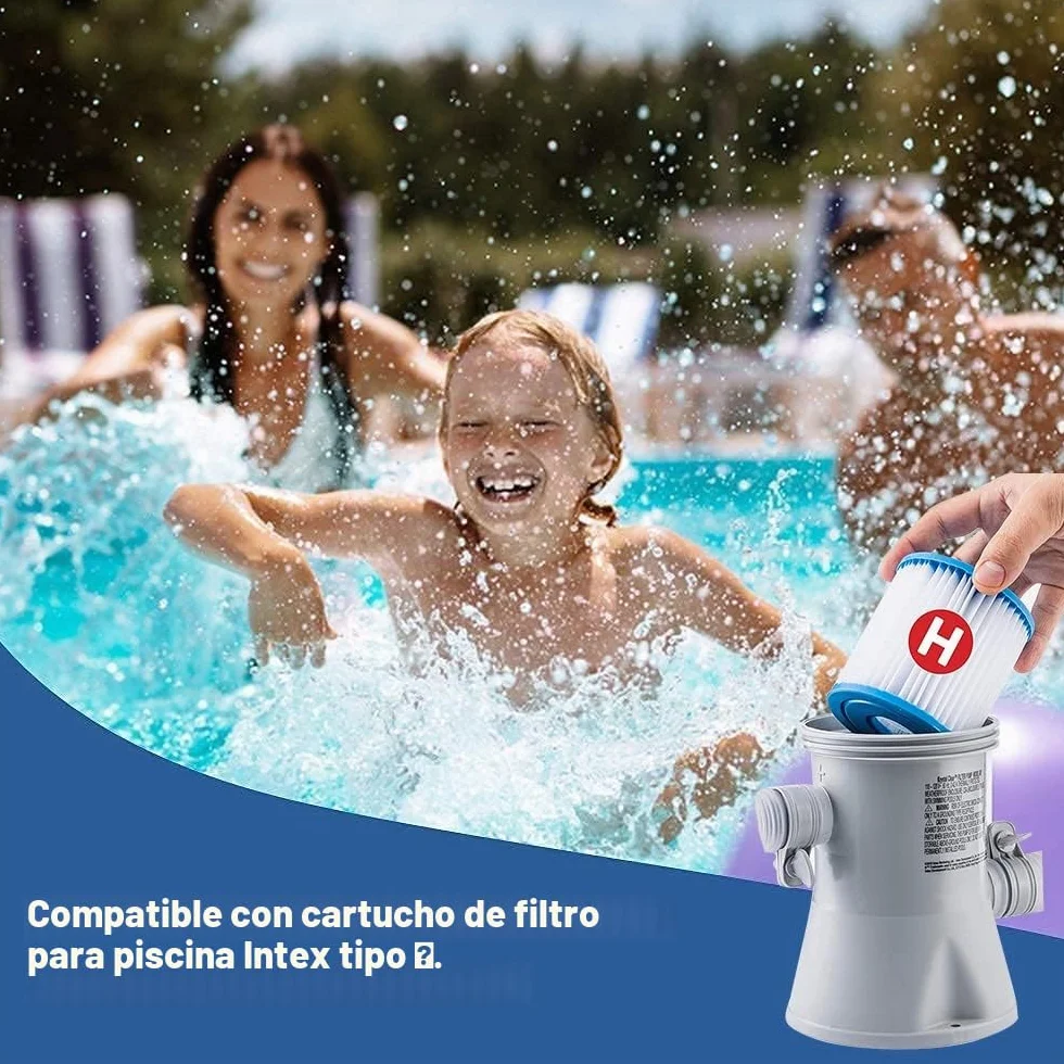 for Intex Pool Cartucho de Filtro Tipo H 29007 para Filtro Bombas 28601, 28602 (4 PCS)