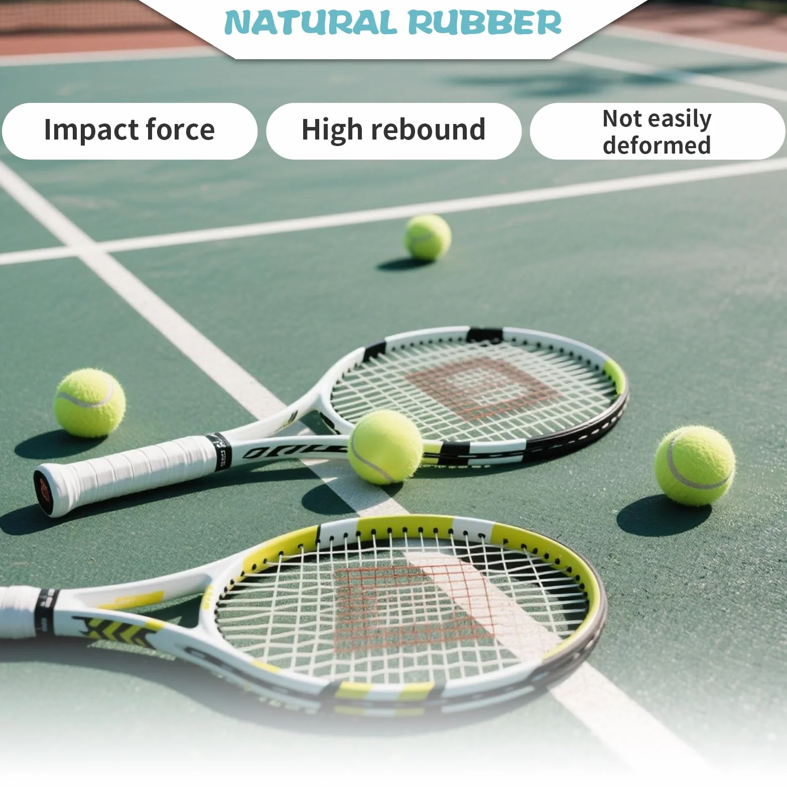 Pelotas de Tenis 12 Piezas para Práctica Niños Principiantes
