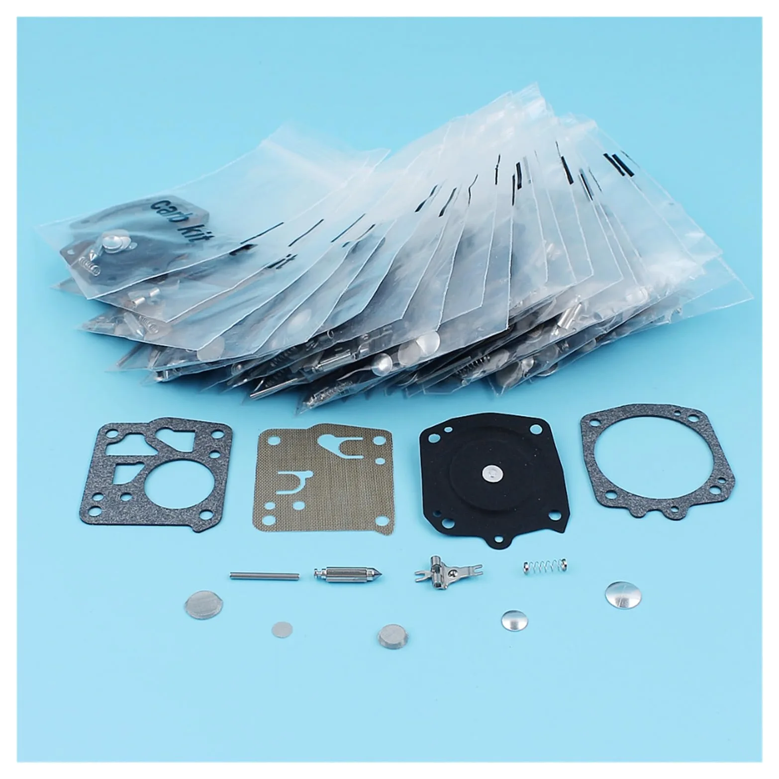 Kit de reparación diafragma carburador 20 piezas for Husqvarna 61 66 266 268 272 281 for motosierra Jonsered 625 630 670 for Tillotson RK-23HS