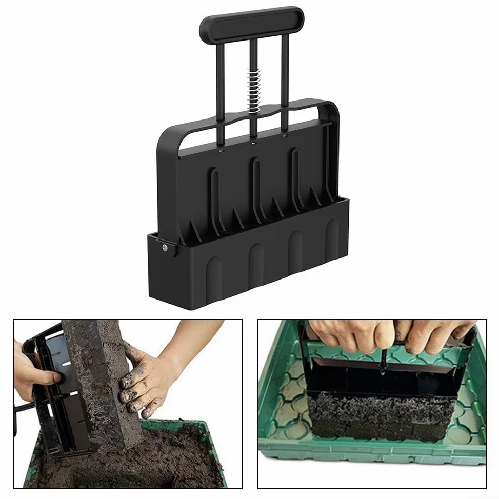 Máquina compacta for fabricar Bloques de Tierra Manual for una Estructura y aireación óptimas del Suelo en Jardines.,Bloqueadora Manual