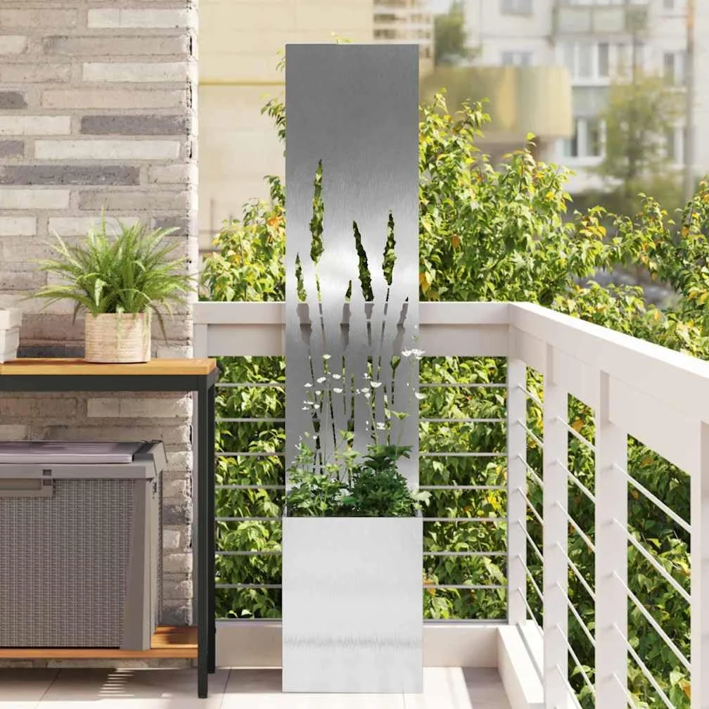 Genérico Pantalla de Privacidad para Jardín Calado Plata 32 x 140 cm,Casa y jardín,Decoración,Obras de Arte,Carteles, copias y Arte visual-876396