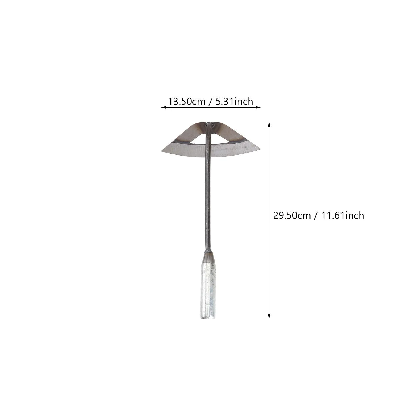 ABOOFAN Azadas de Mano de Acero, Azada Pequeña para Jardinería y Deshierbe, 4 Piezas, 3 Estilos, para Hacer Zanjas y Cultivar Huertos