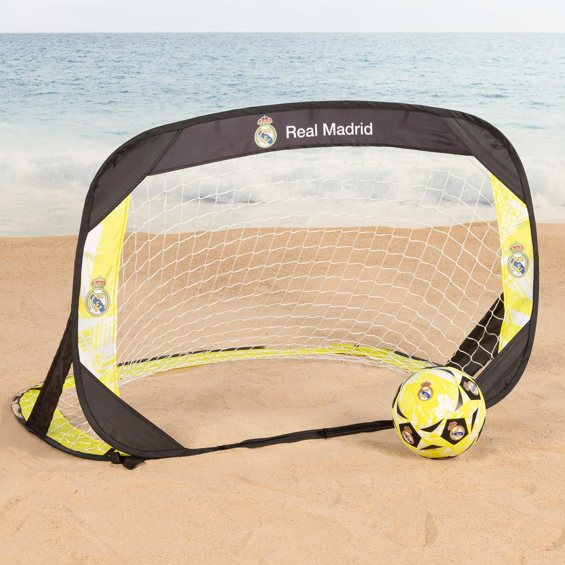 COLORBABY Set 2 porterías fútbol Pop-up 120 x 80 x 80 cm Incluye Bolsa de Transporte