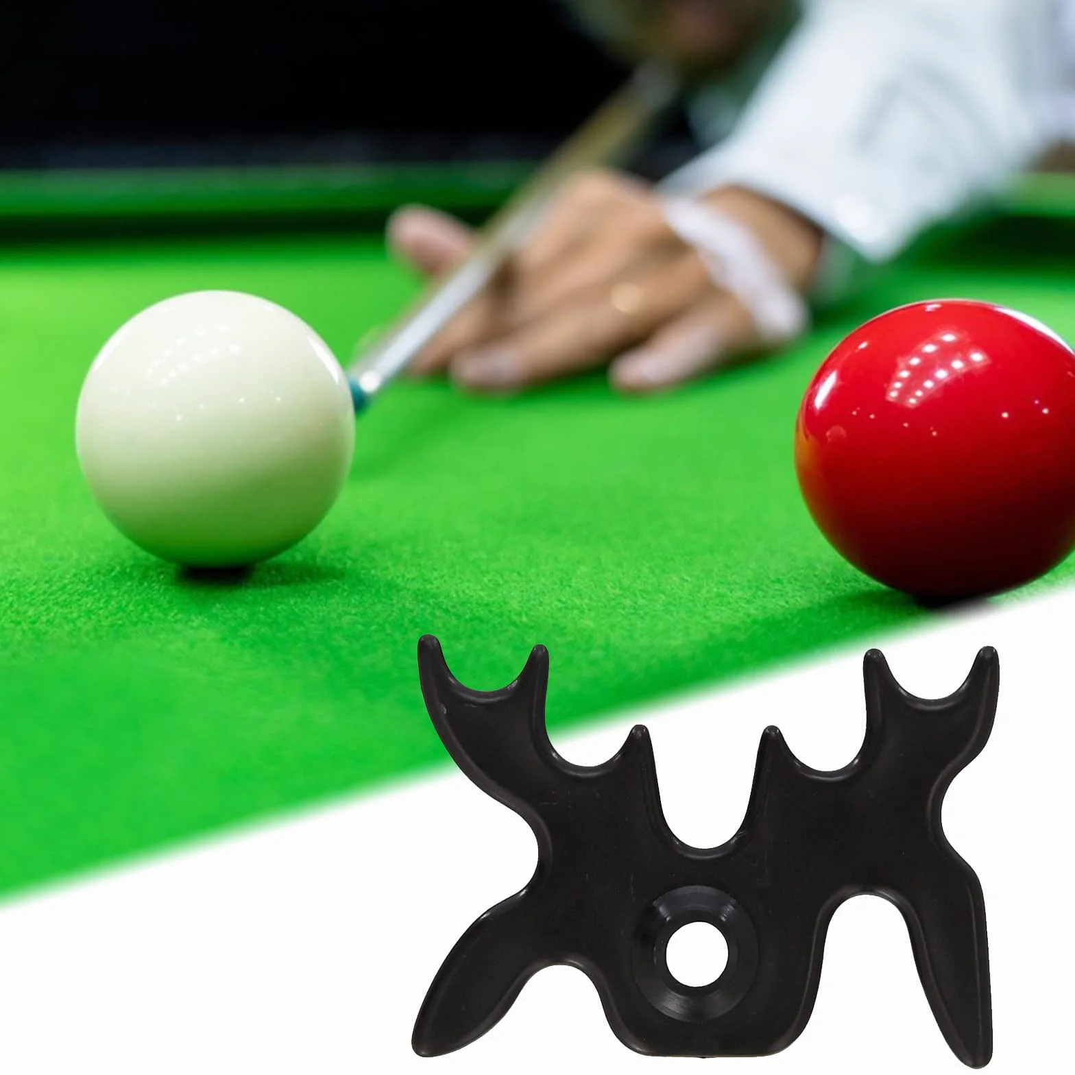 Puente para Tacos de Billar Cabeza de Billar Cue Stick Holder Pool Cue Bridge Head