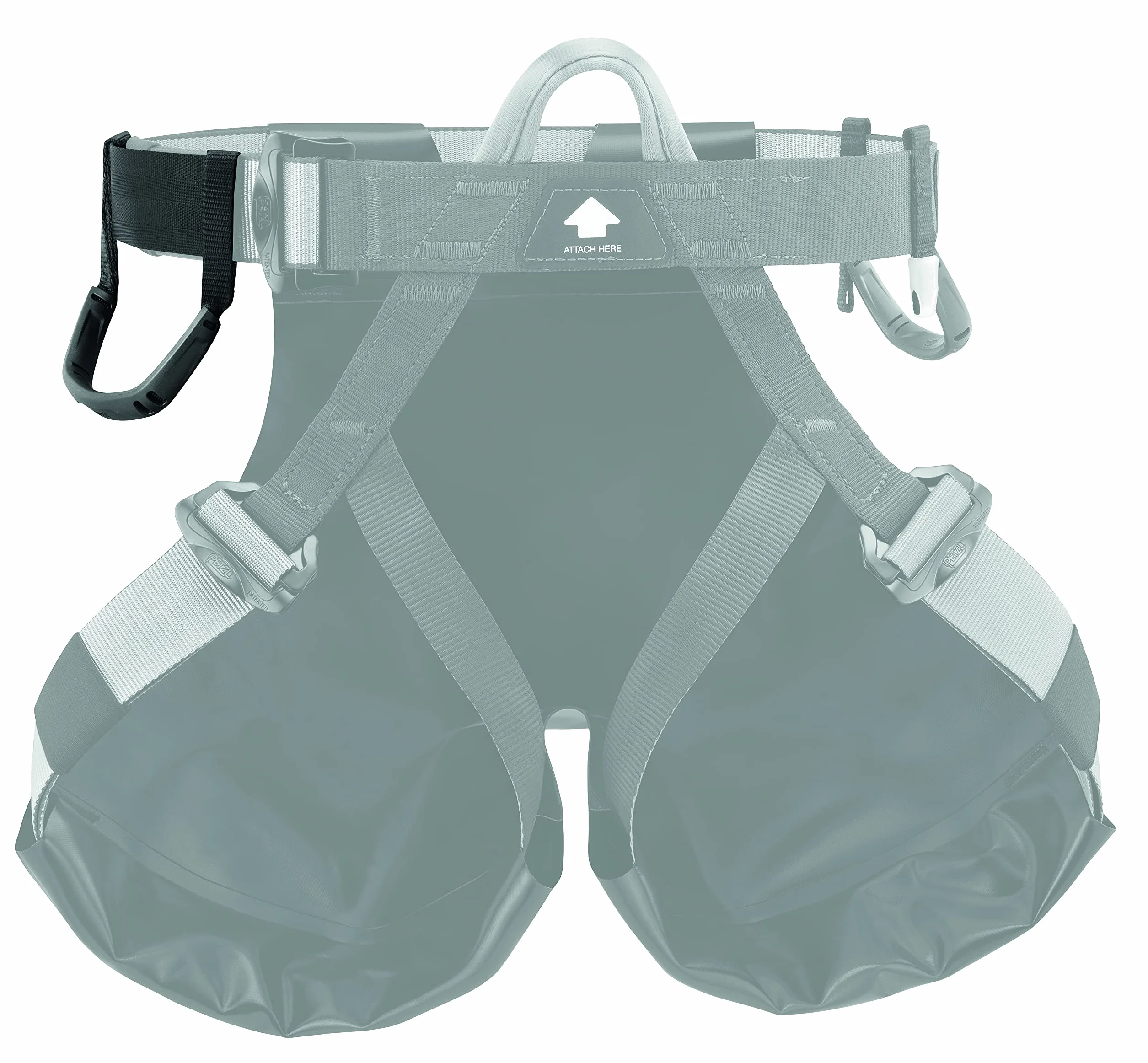 PETZL Soporte de equipo para arnés Canyon Club, negro
