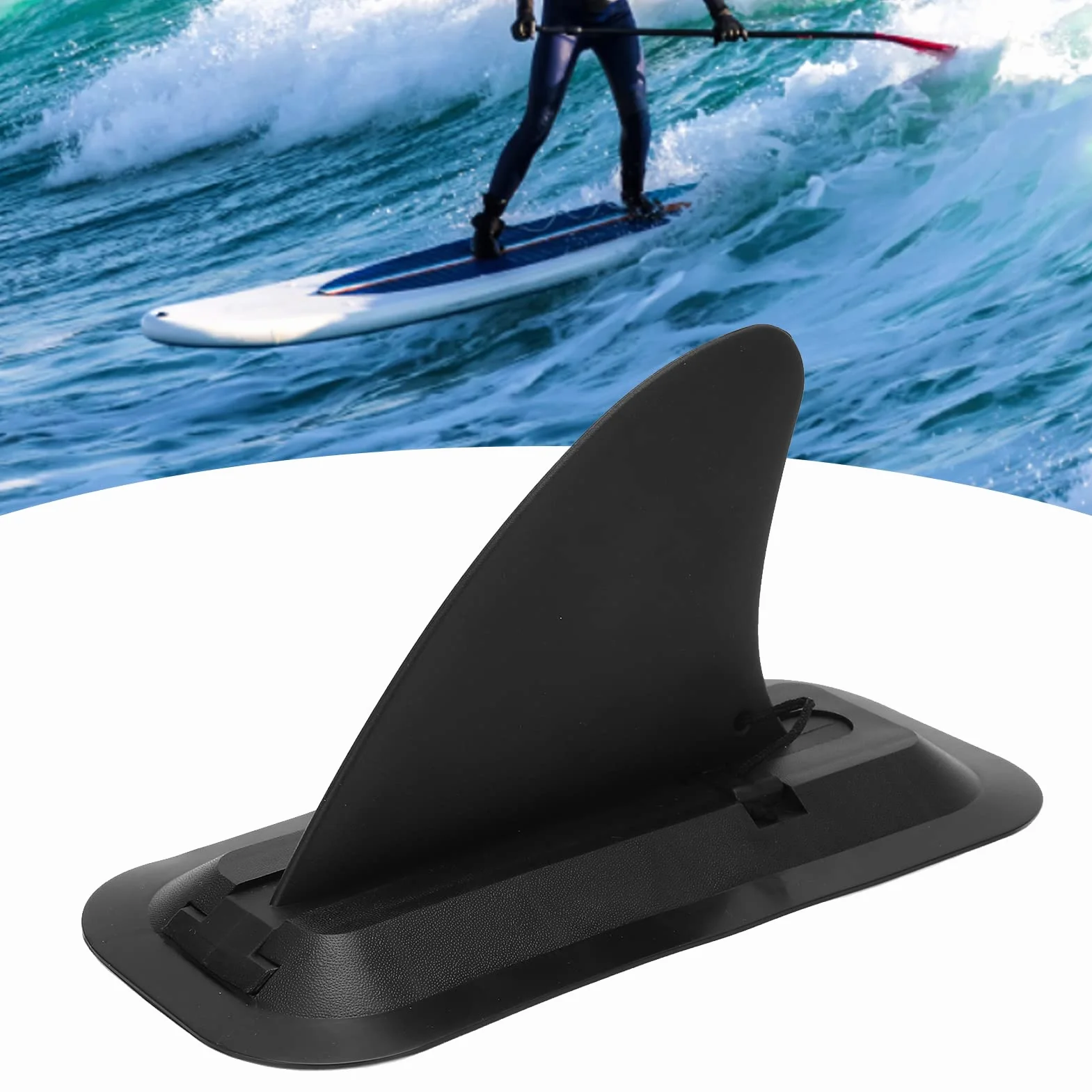 Dioche Aleta de Surf, Reemplazo de Liberación Rápida, Plástico, Deslizante para Tabla de Paddle Inflable
