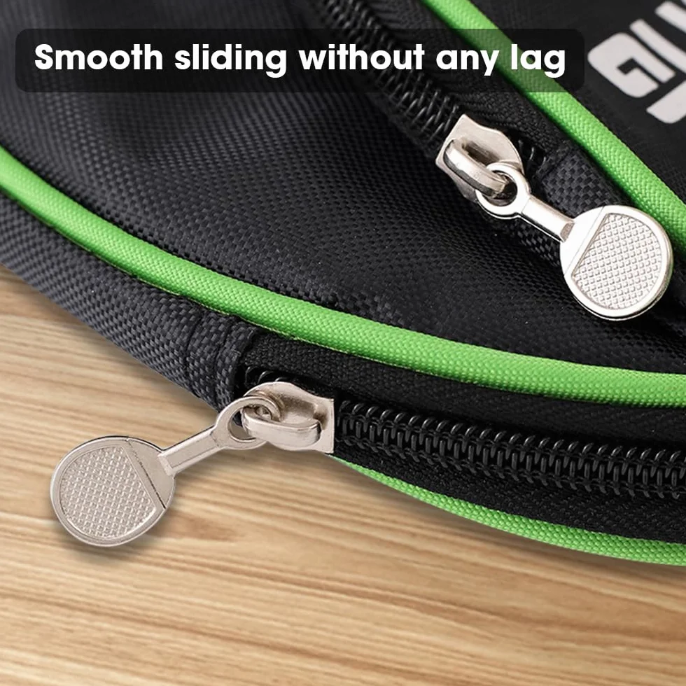 Funda para Raqueta de Tenis de Mesa, Funda para 2 Raquetas y 3 Pelotas con Bolsillo