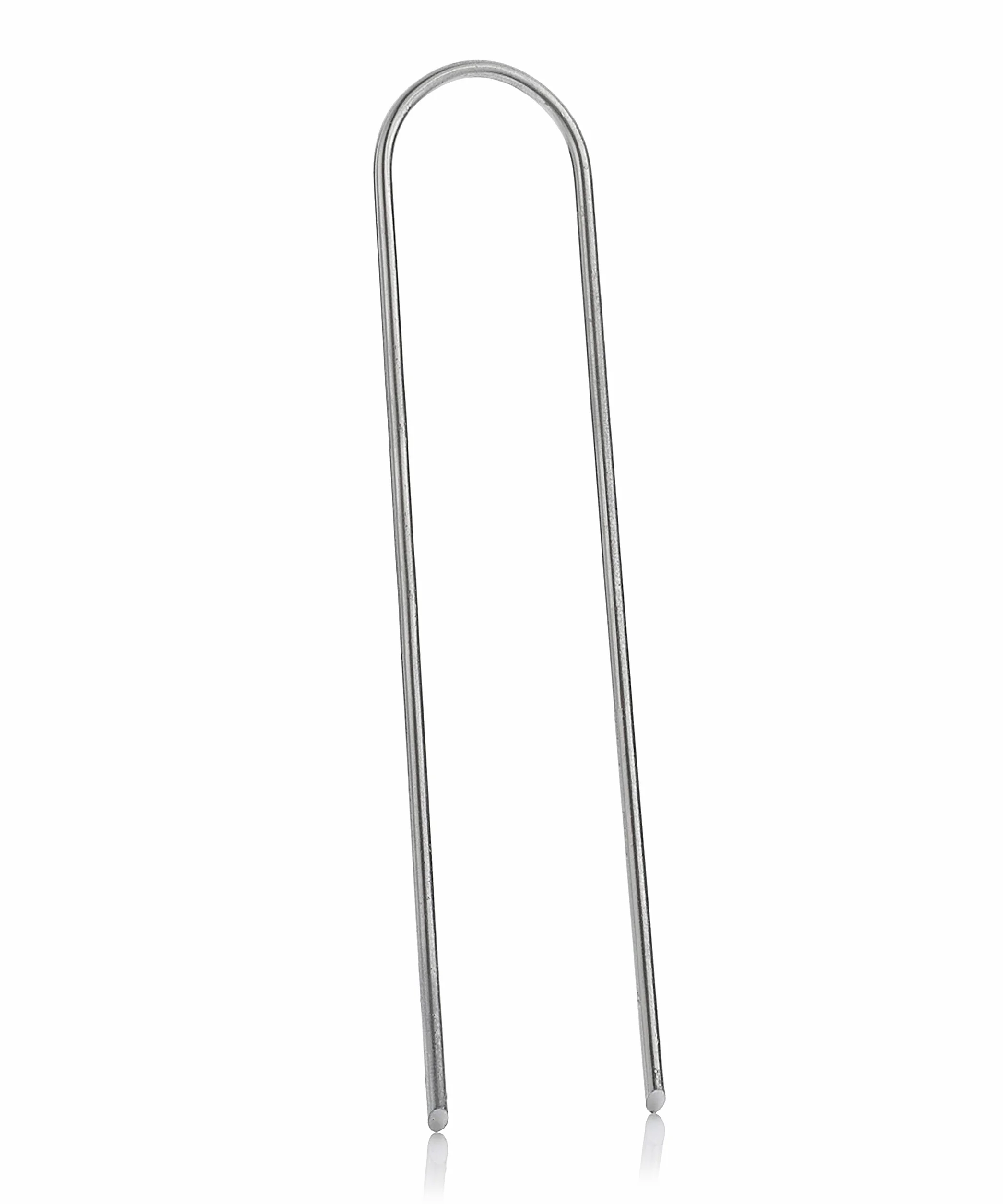GardenMate 100 Grapas de sujeción GALVANIZADAS 150 mm largo 25 mm ancho de alambre de acero 2,9 mm