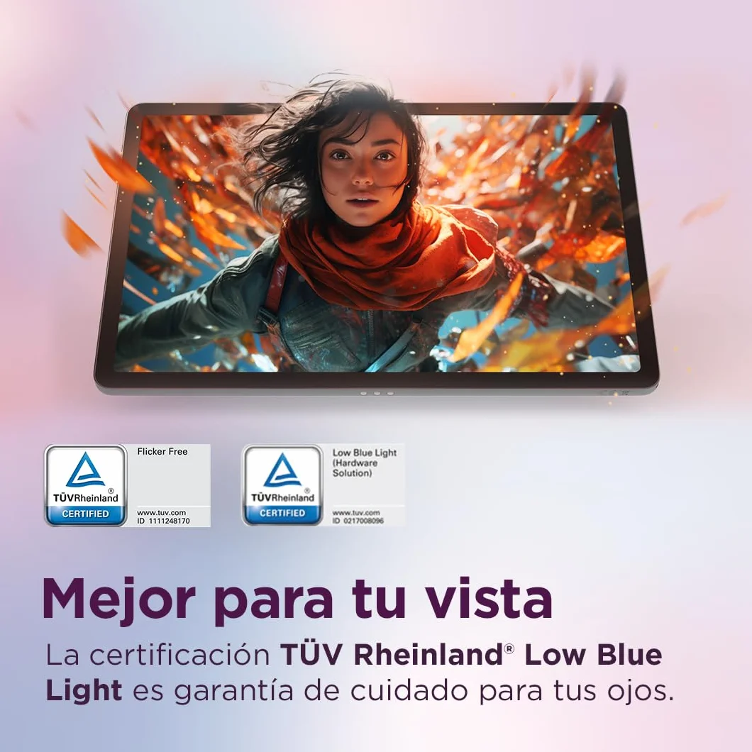 Lenovo Idea Tab 11" 2.5K Tablet 8GB RAM 128GB UFS MediaTek Dimensity 6300 90Hz Wi-Fi 5 Bluetooth 5.2 Android 15 Luna Grey