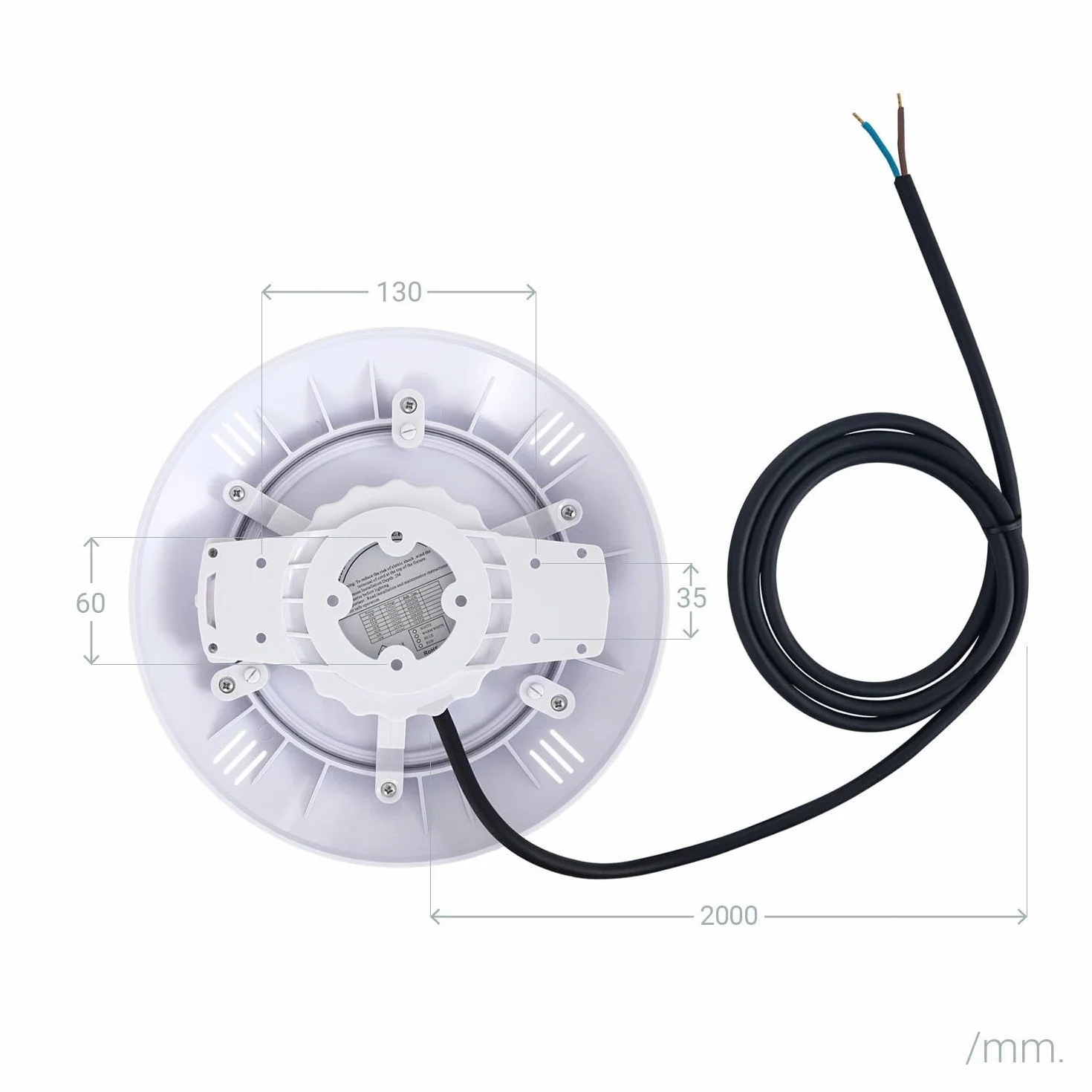 LEDKIA Foco Piscina Superficie LED Sumergible 12V AC/DC IP68 35W XtraPool 6