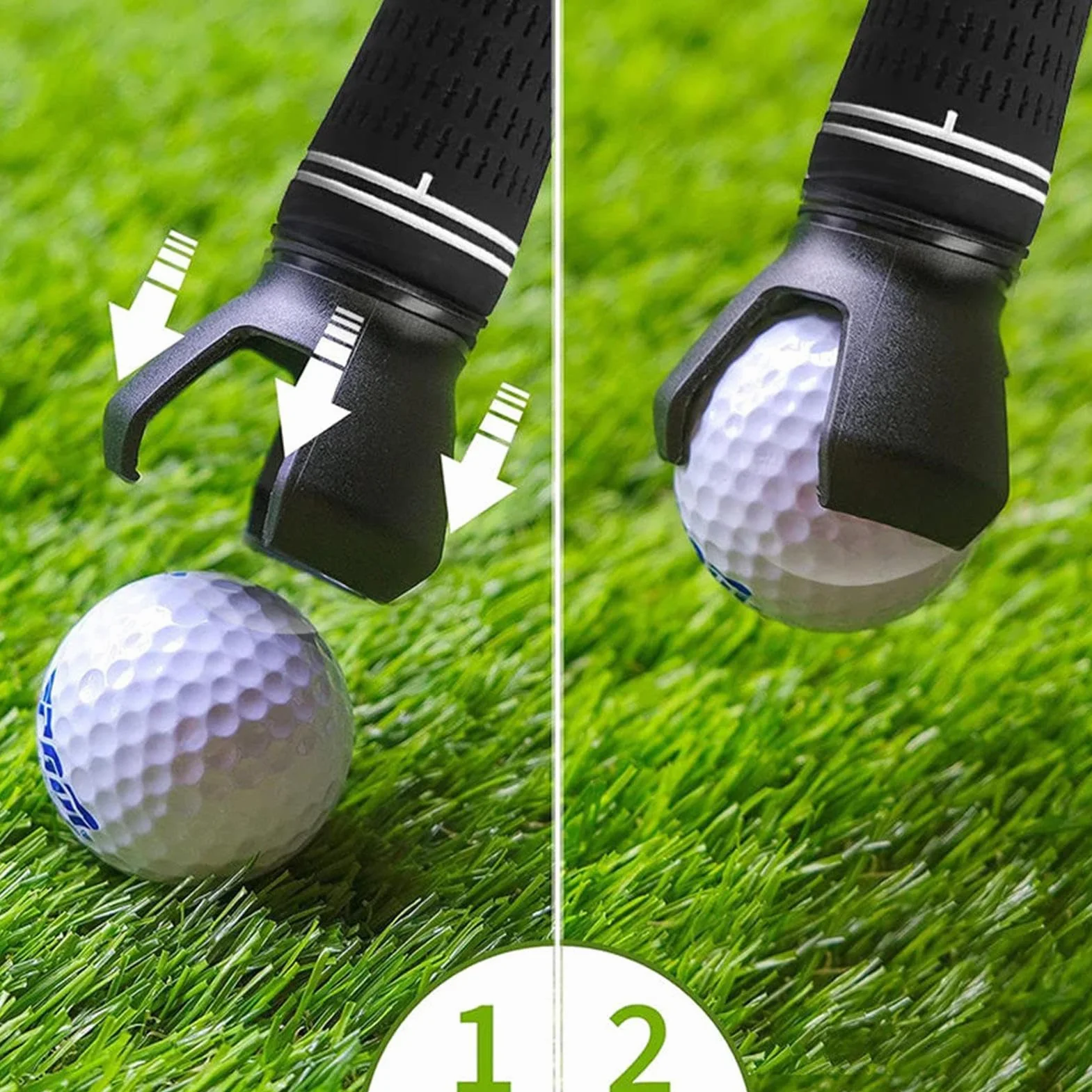 Recuperador de Pelotas de Golf, Agarrador de Ventosa, Herramienta Portátil para Recoger Pelotas